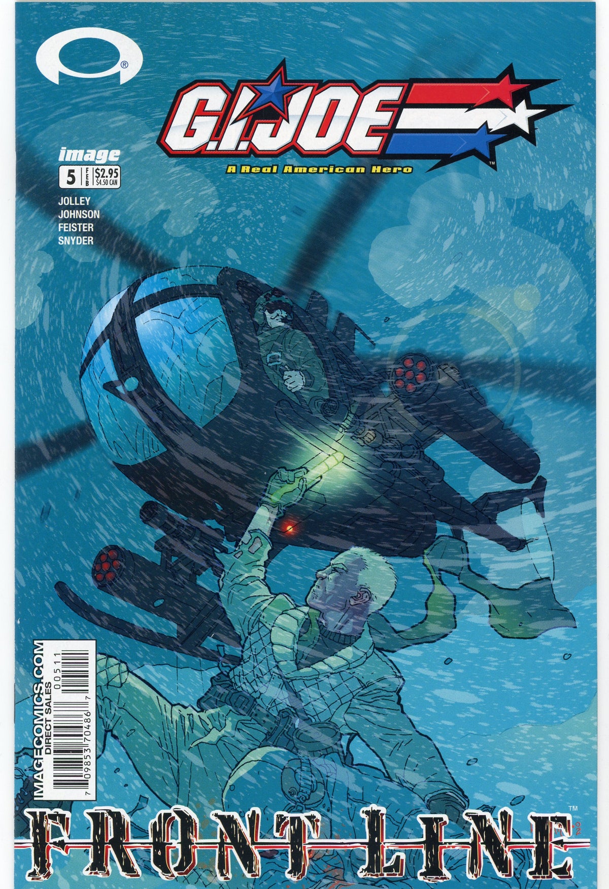 GI JOE A REAL AMERICAN HERO #5 NM FRONT LINE CLASSIC COVER VIVID COLORS