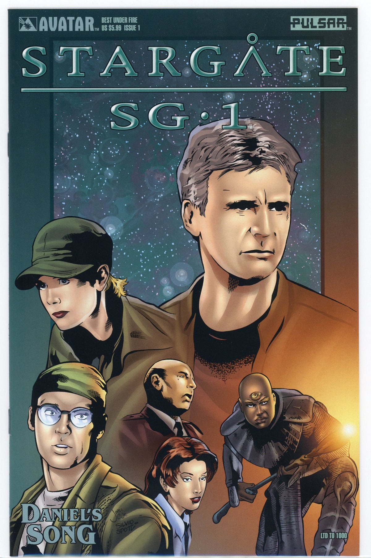 STARGATE SG 1 #1 NM BEST UNDER FIRE DANIELS SONG STORYLNE STUNNING GLOSS