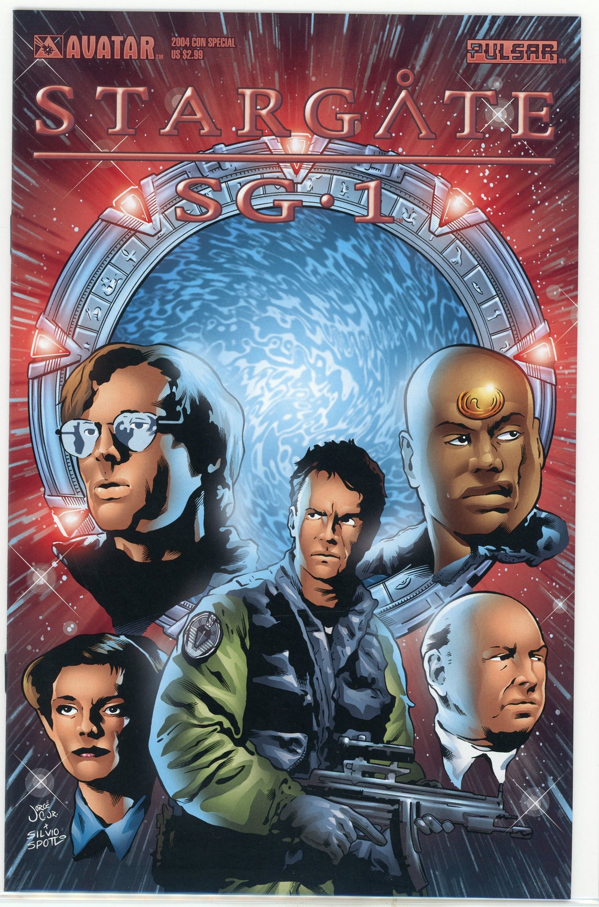 STARGATE SG1 #1 2004 CON SPECIAL NM INCREDIBLE GLOSS FANTASTIC COVER