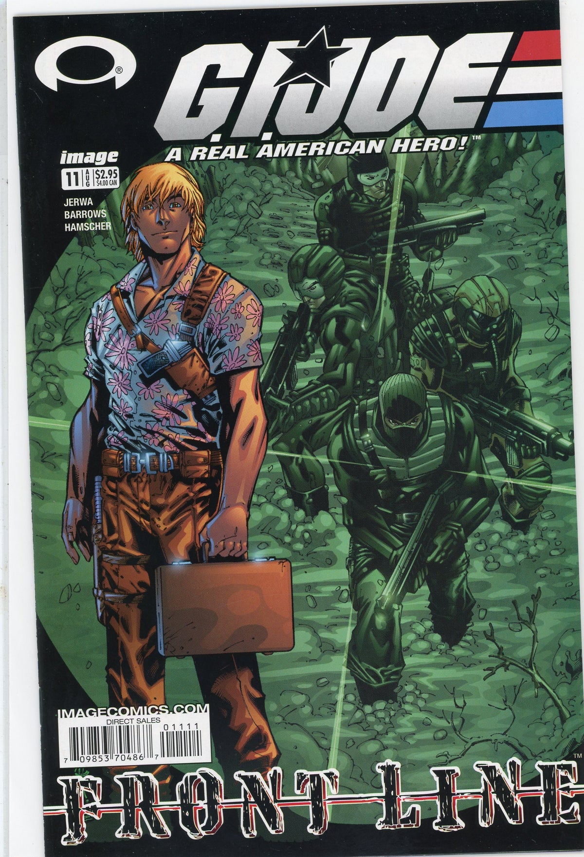 GI JOE A REAL AMERICAN HERO #11 NM FRONT LINE FABULOUS COVER VIVID HUES