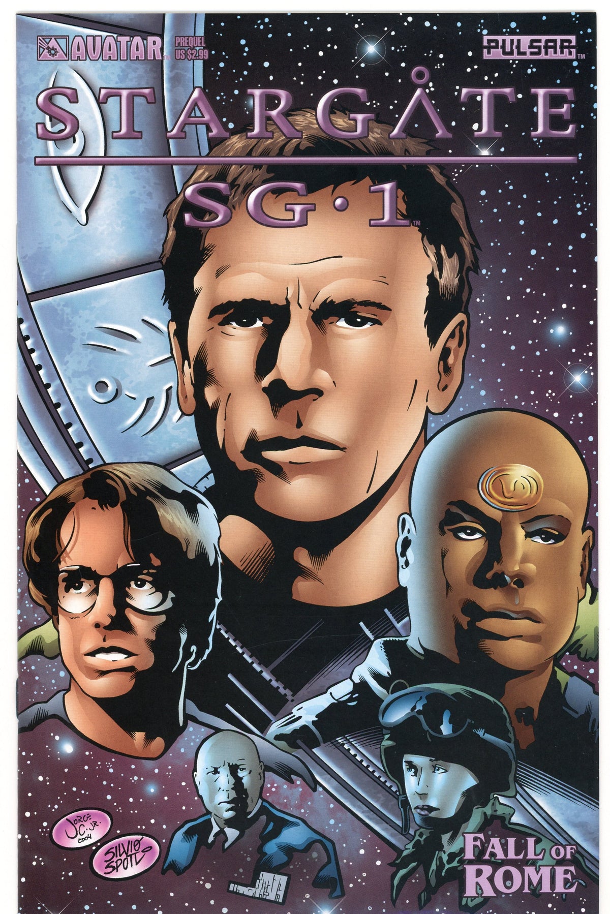 STARGATE SG 1 NM PREQUEL FALL OF ROME STORYLINE COSMIC COVER STUNNING SHEEN