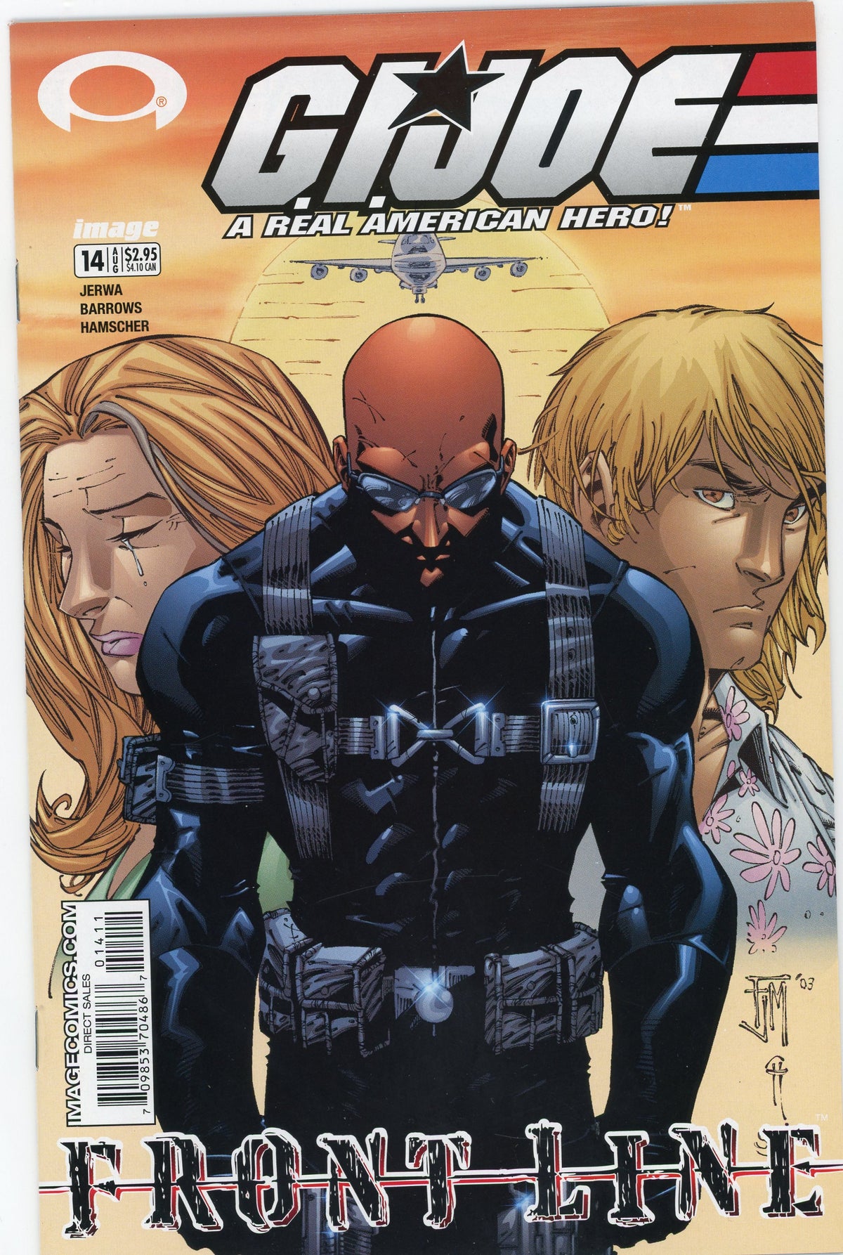 GI JOE A REAL AMERICAN HERO #14 NM FRONT LINE MAJESTIC COVER KILLER GLOSS