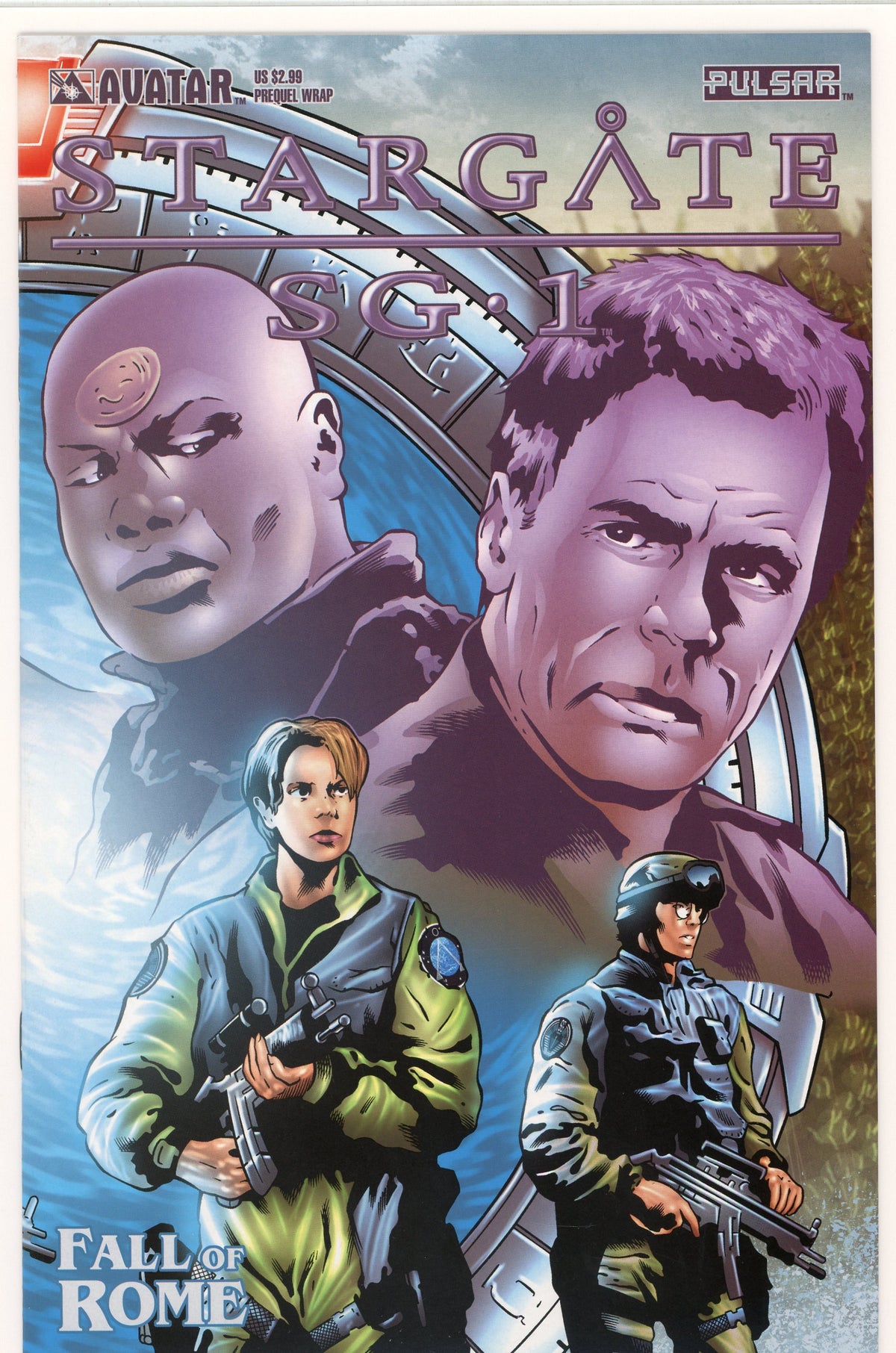 STARGATE SG 1 PREQUEL WRAP FALL OF ROME STORYLINE DAZZLING COVER GEM