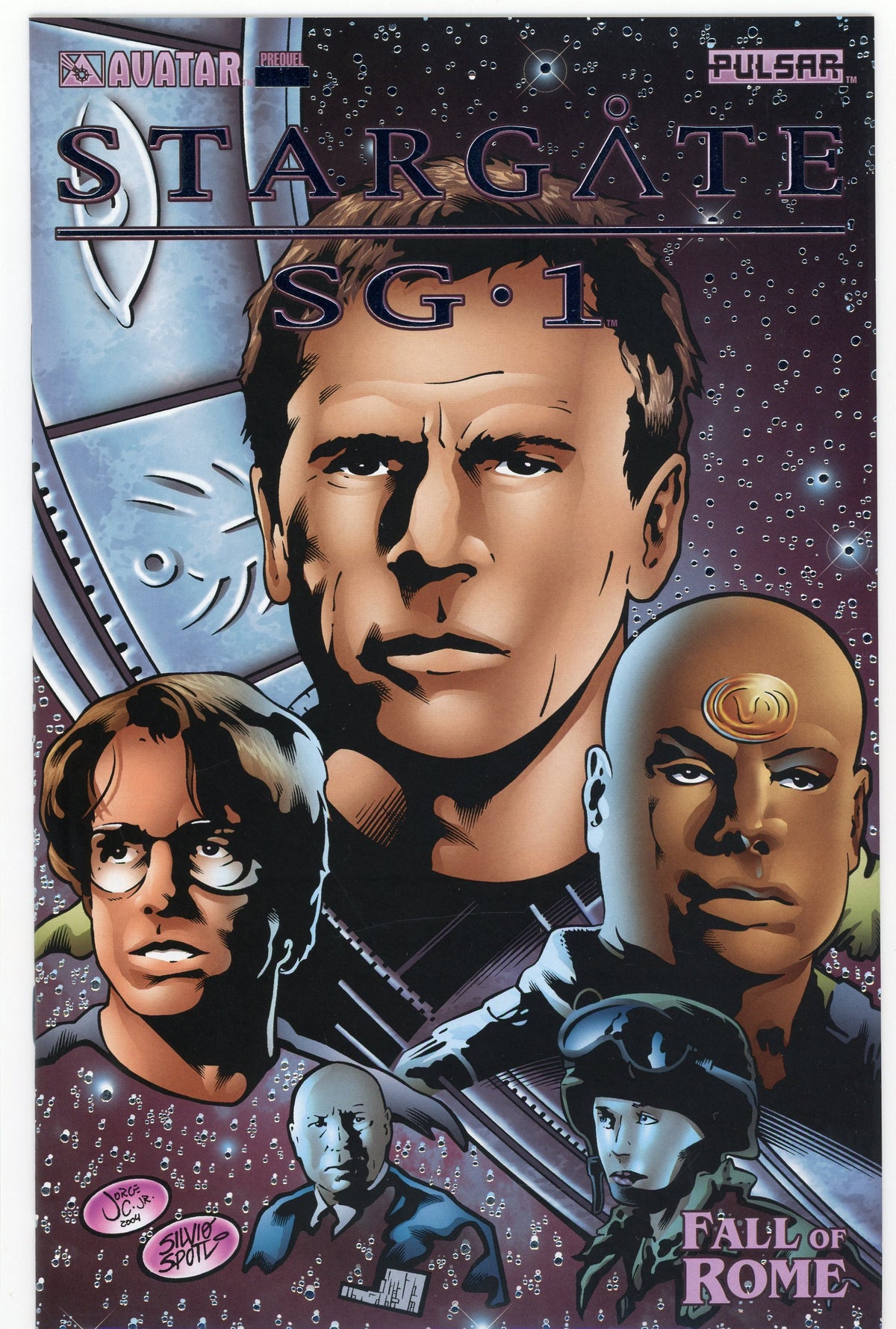 STARGATE SG1 PREQUEL FALL OF ROME STORYLINE COSMIC COVER DAZZLING SHEEN