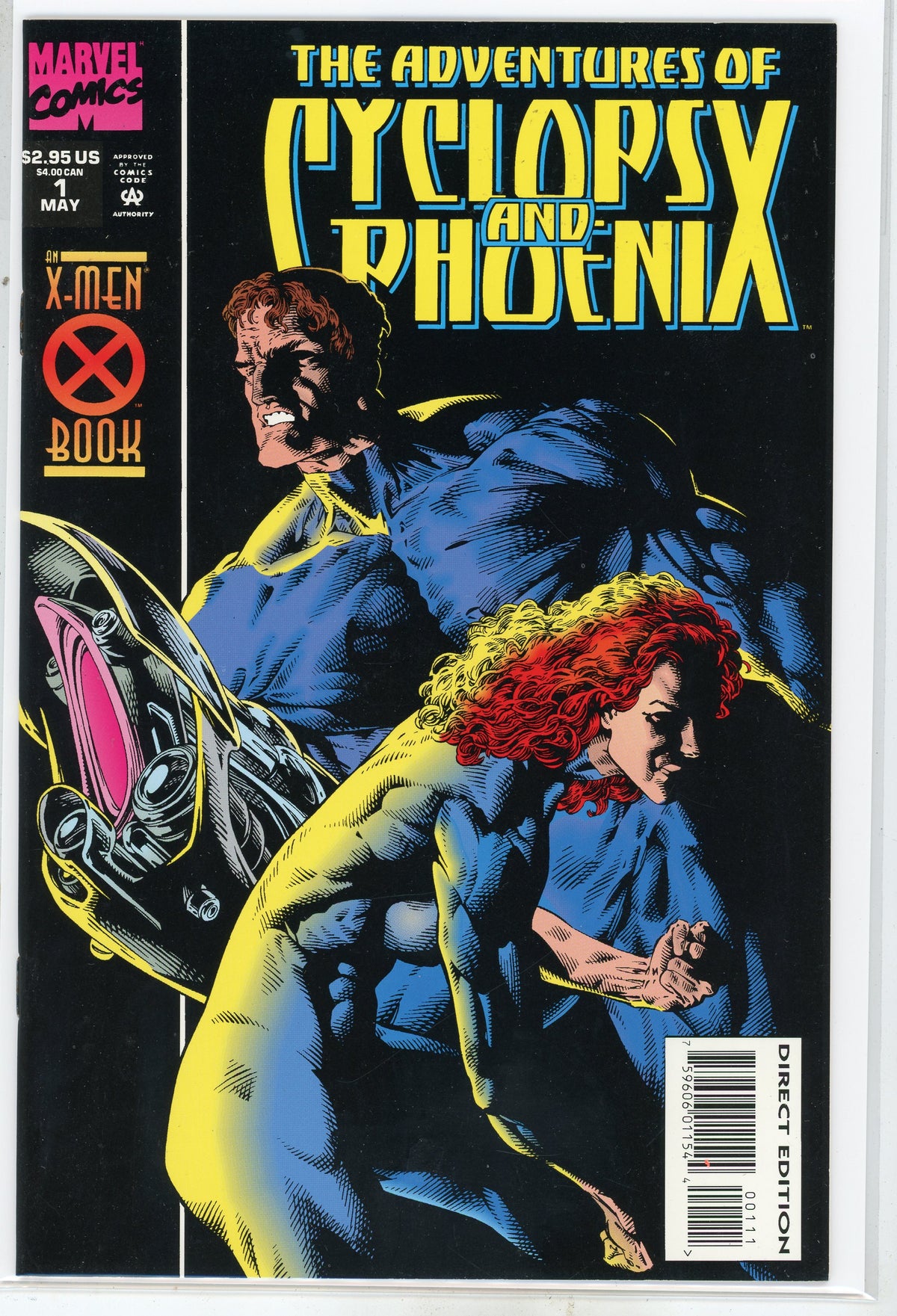 ADVENTURES OF CYCLOPS AND PHOENIX #1 NM STUNNING BLACK COVER NICE GLOSS