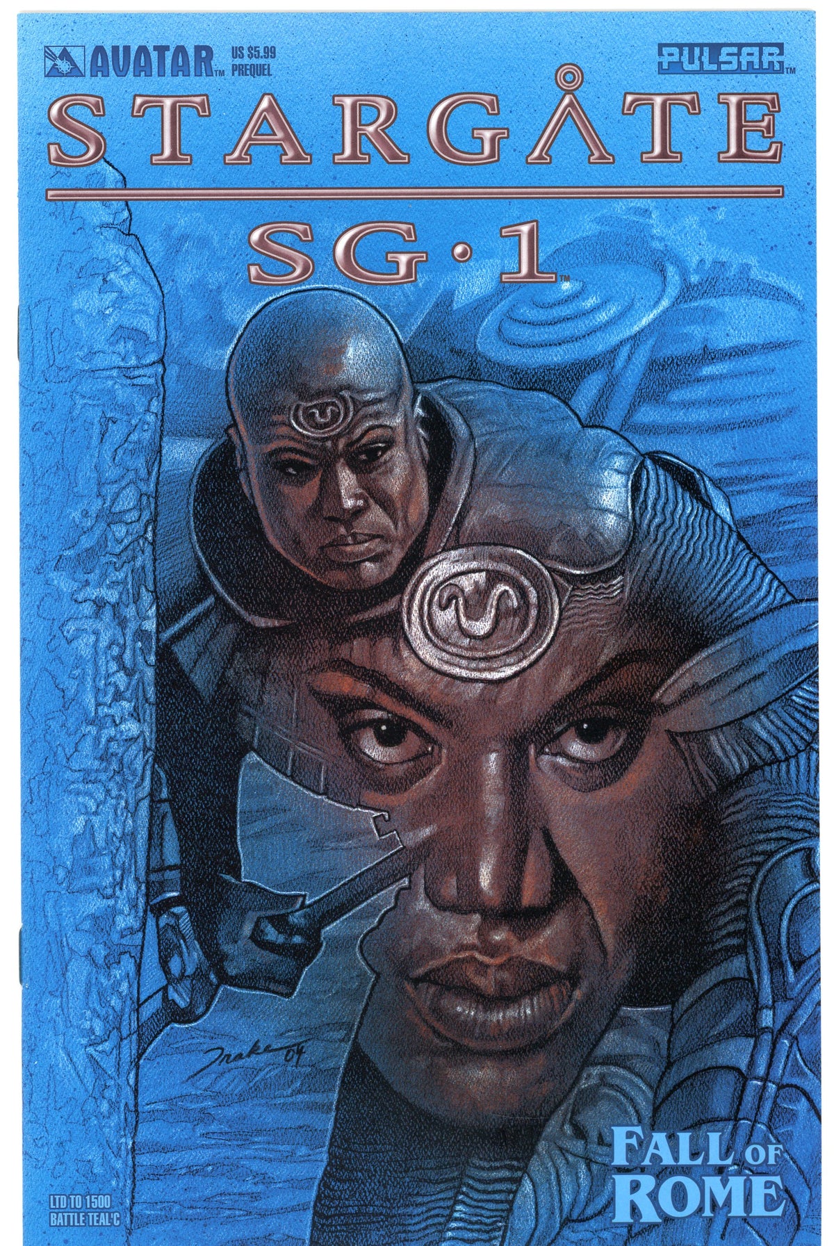 STARGATE SG 1 PREQUEL FALL OF ROME BATTLE TEAL C LIMITED TO 1500 GREAT GLOSS