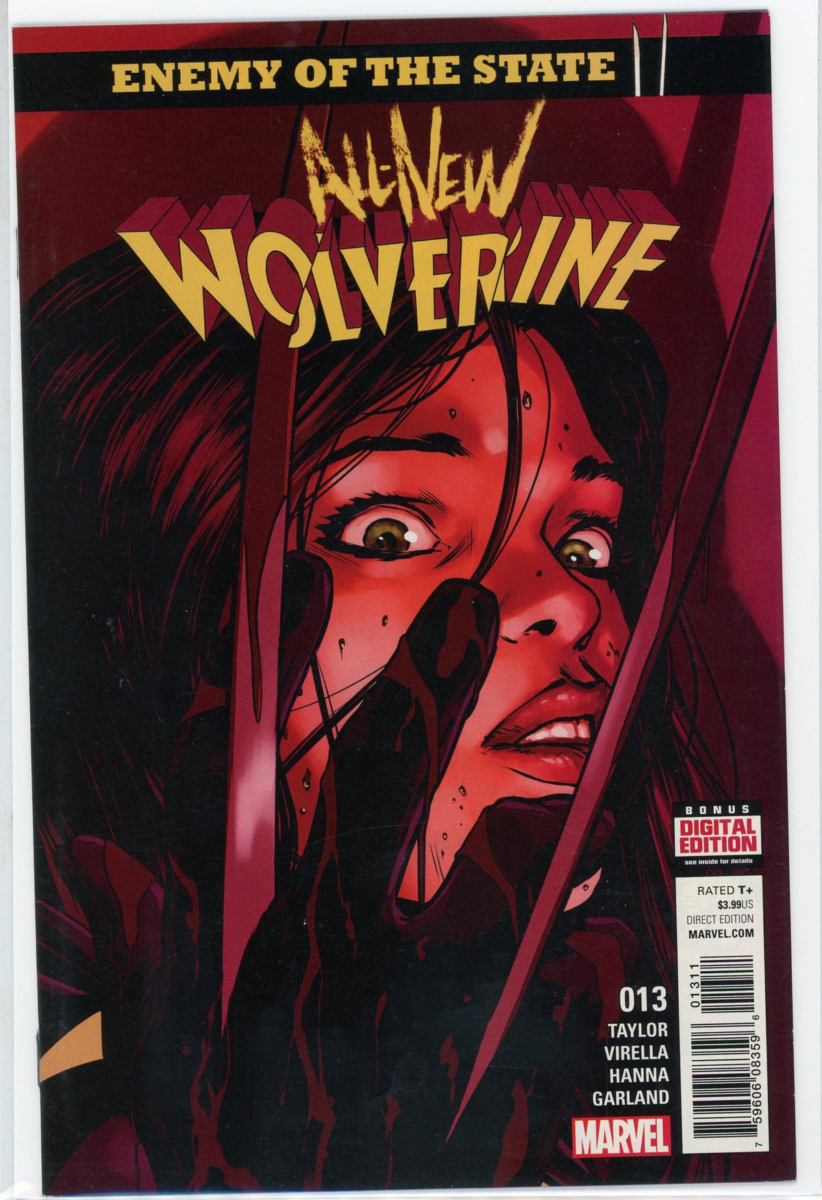 ALL NEW WOLVERINE #13 NM STUNNING COVER MAGNIFICENT GLOSSY SHEEN