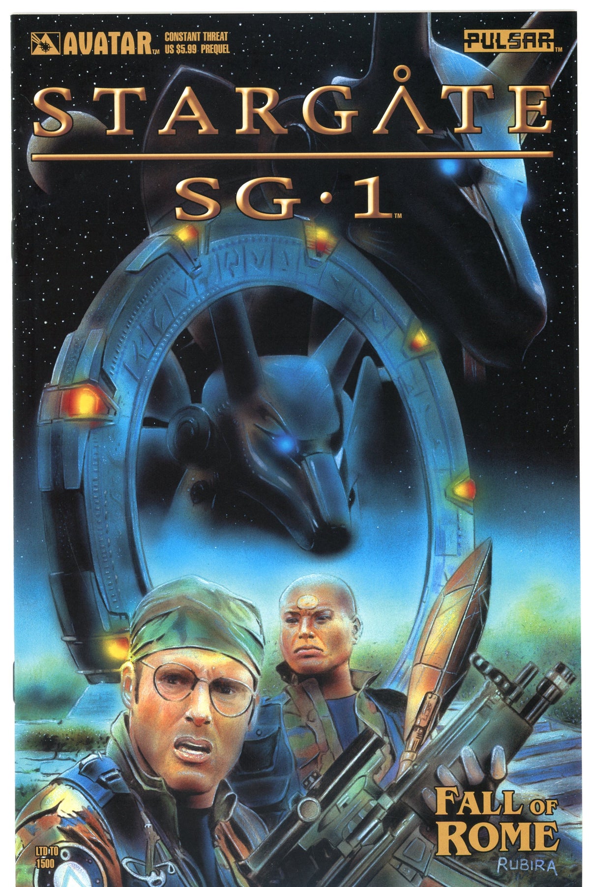 STARGATE SG 1 NM CONSTANT THREAT PREQUEL FALL OF ROME AMAZING COVER