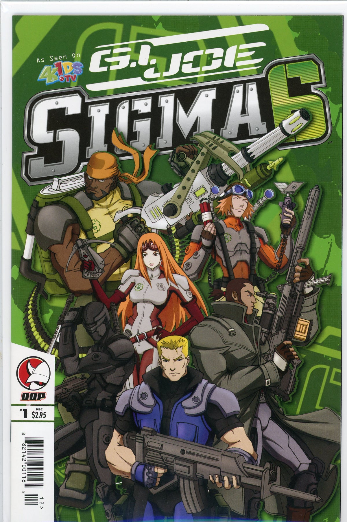 GI JOE SIGMA 6 #1 NM BRILLIANT VIBRANCY CLASSIC COVER AS SEEN ON KIDS TV