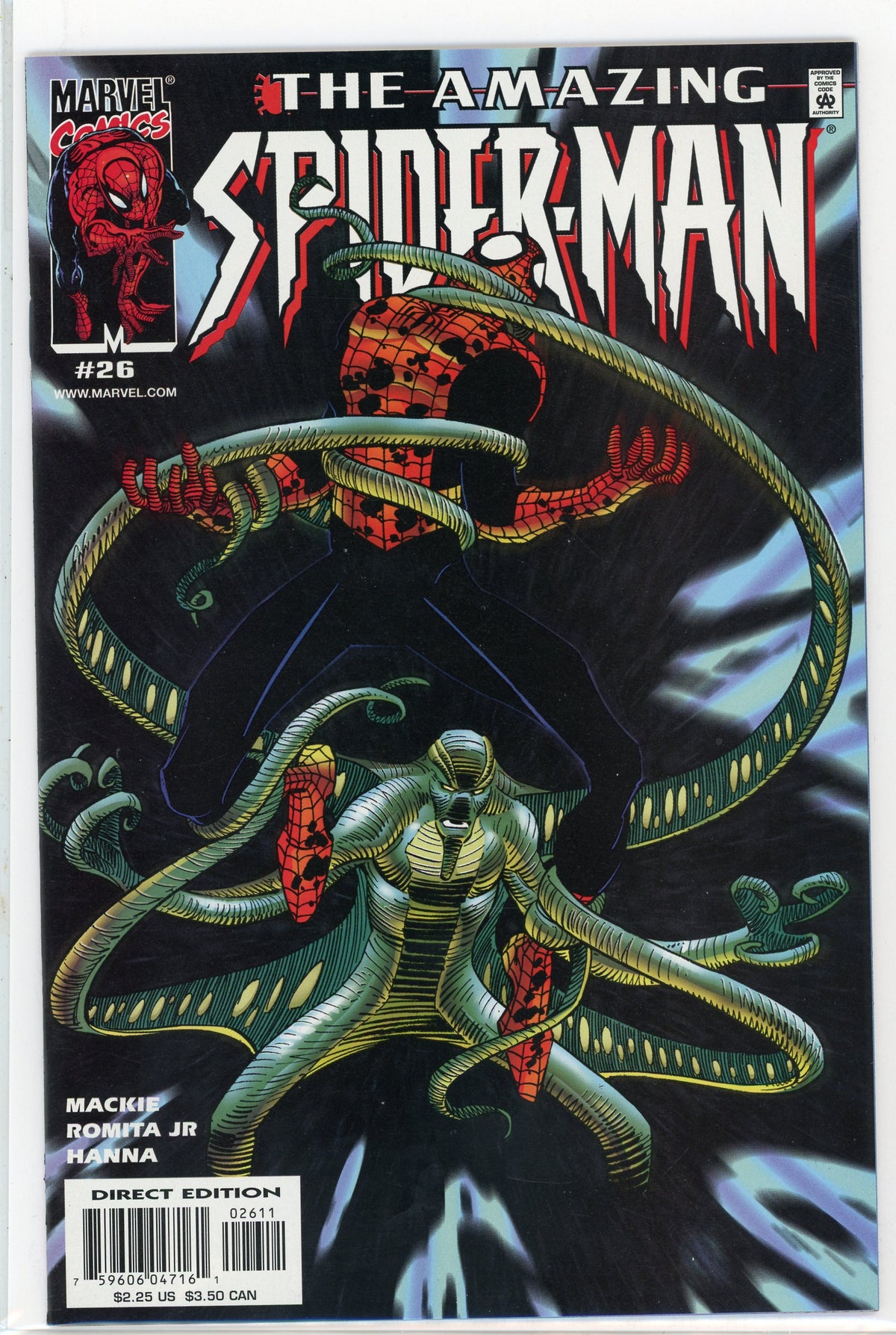 THE AMAZING SPIDERMAN #26 NM GREAT BATTLE COVER AWESOME SHEEN