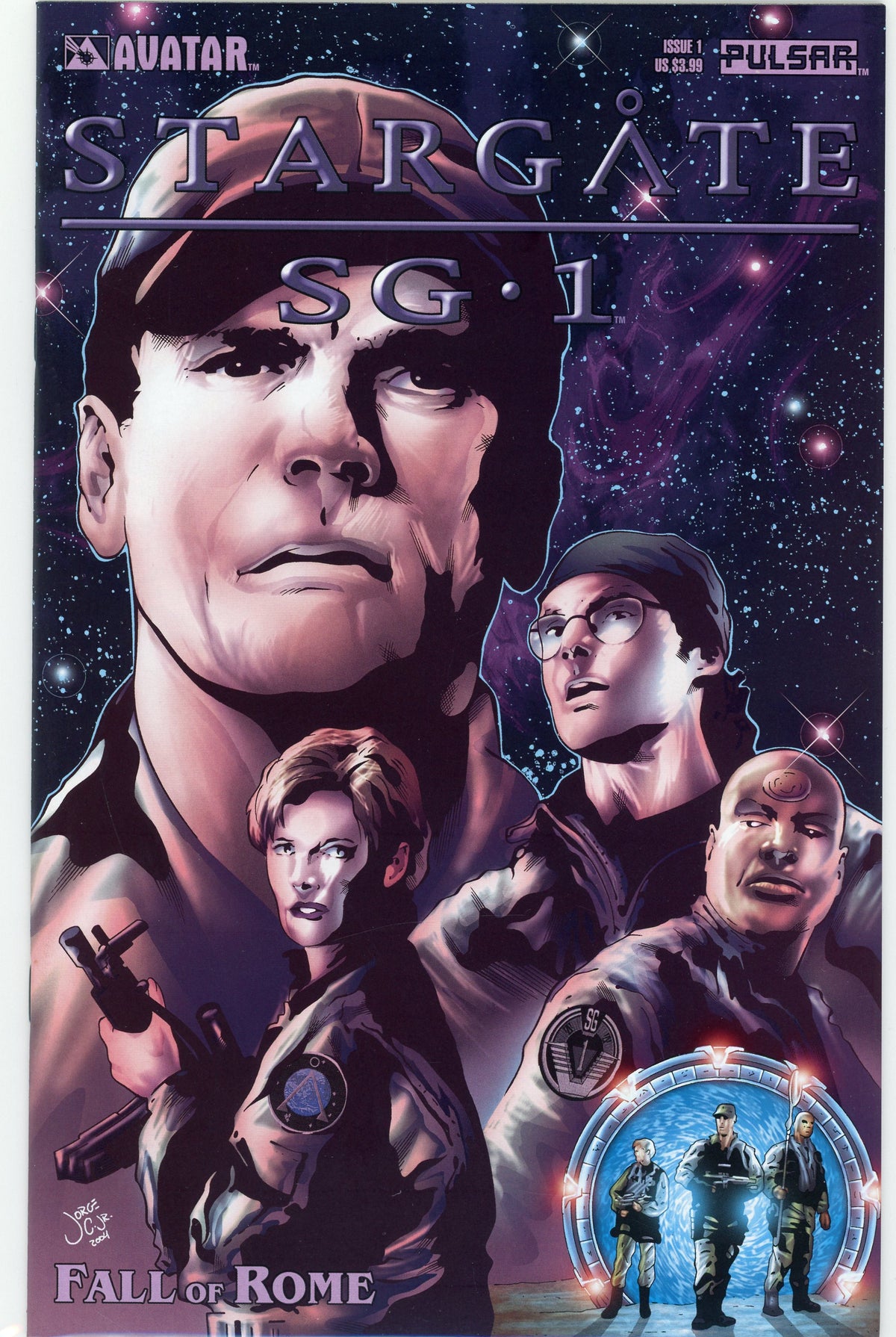 STARGATE SG 1 #1 NM FALL OR ROME STORY FABULOUS COVER STUNNING SHEEN