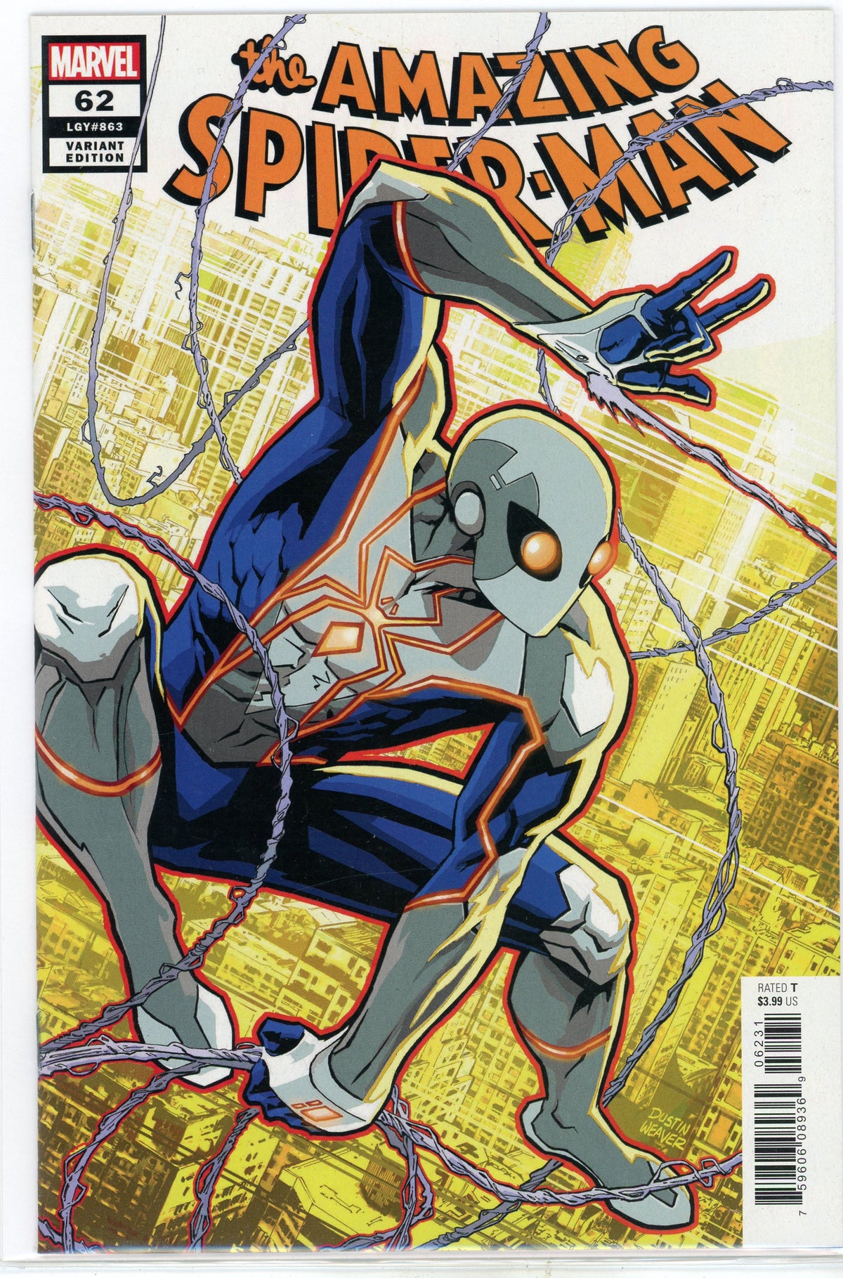 AMAZING SPIDERMAN #62 NM VARIANT EDITION ACTION PACKED COVER