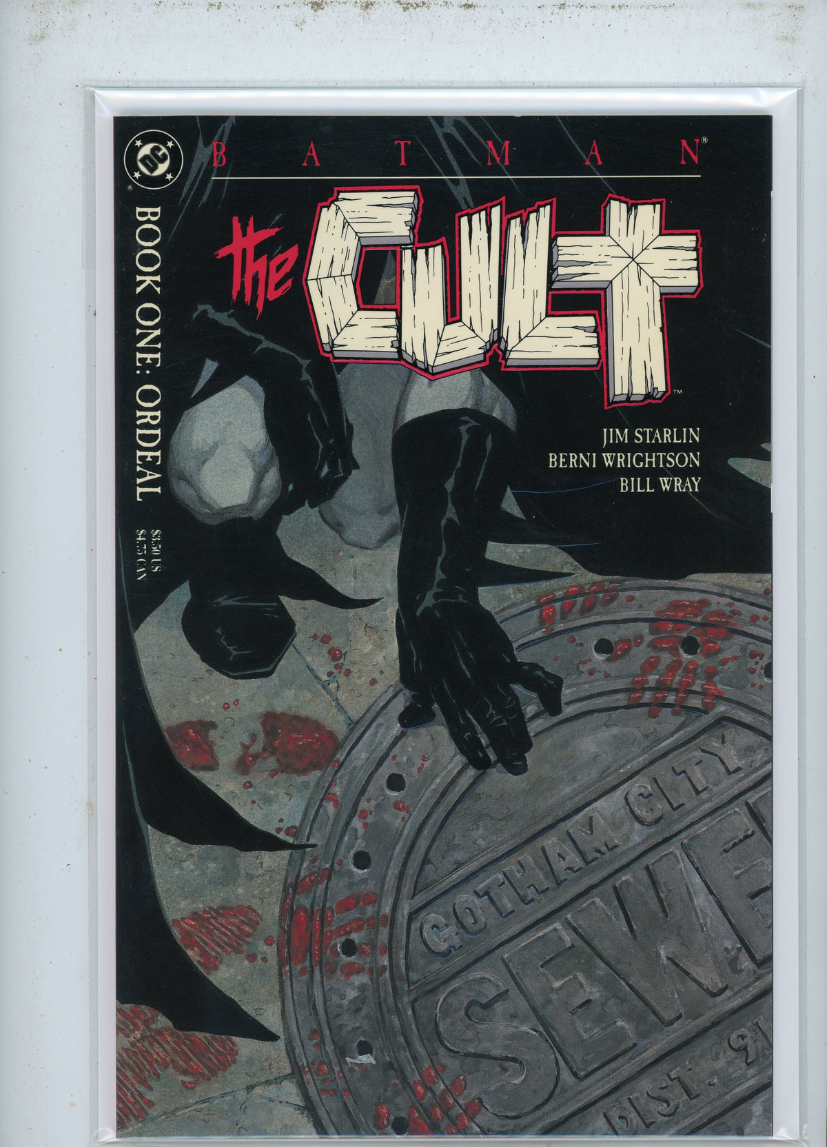 BATMAN THE CULT #1 NM WRIGHTSON STARLIN WORK SQUAREBOUND TERRIFIC COVER