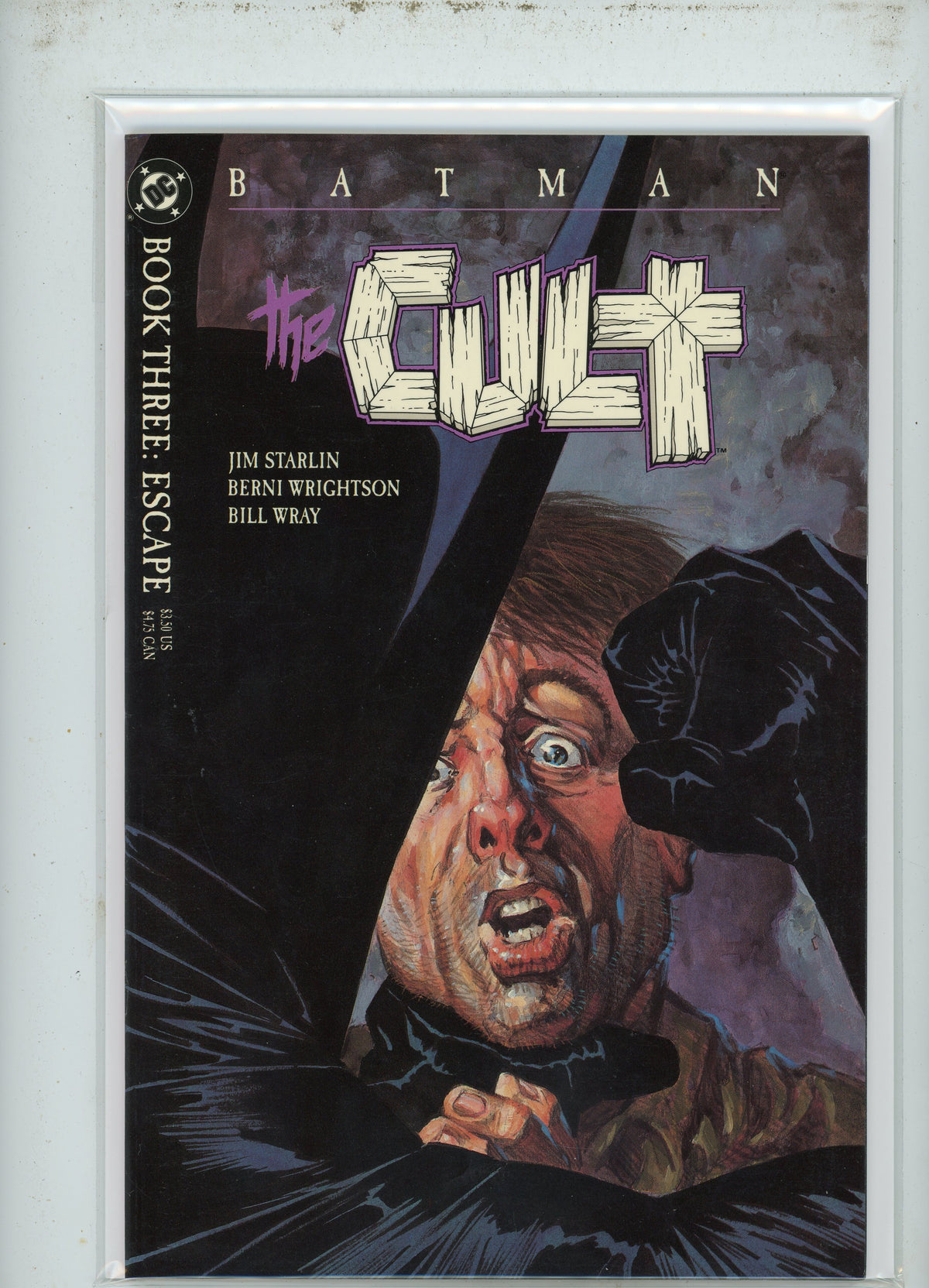 BATMAN THE CULT #3 NM SQUAREBOUND WRIGHTSON STARLIN WORK STUNNING COVER
