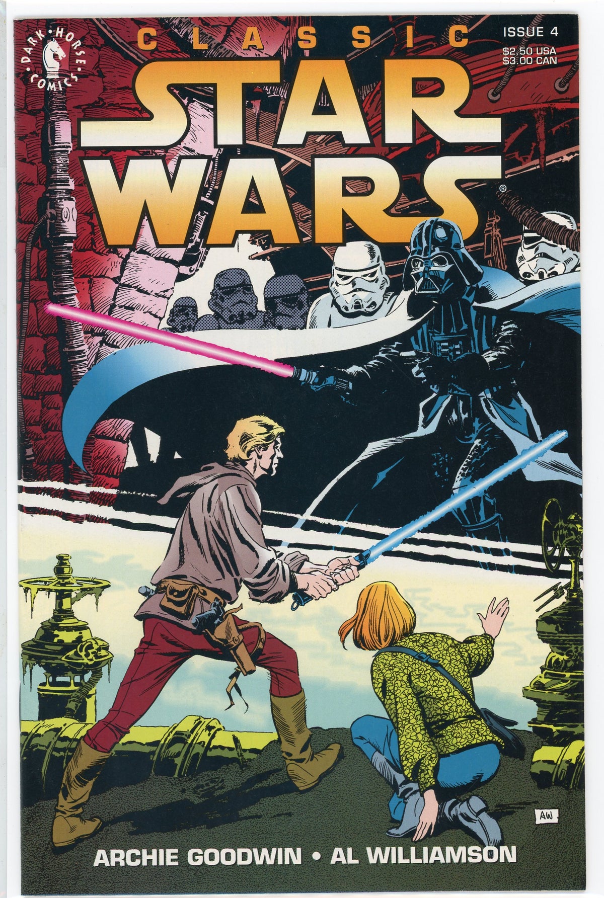 CLASSIC STAR WARS #4 NM STUNNING BATTLE COVER BREATHTAKING FINISH