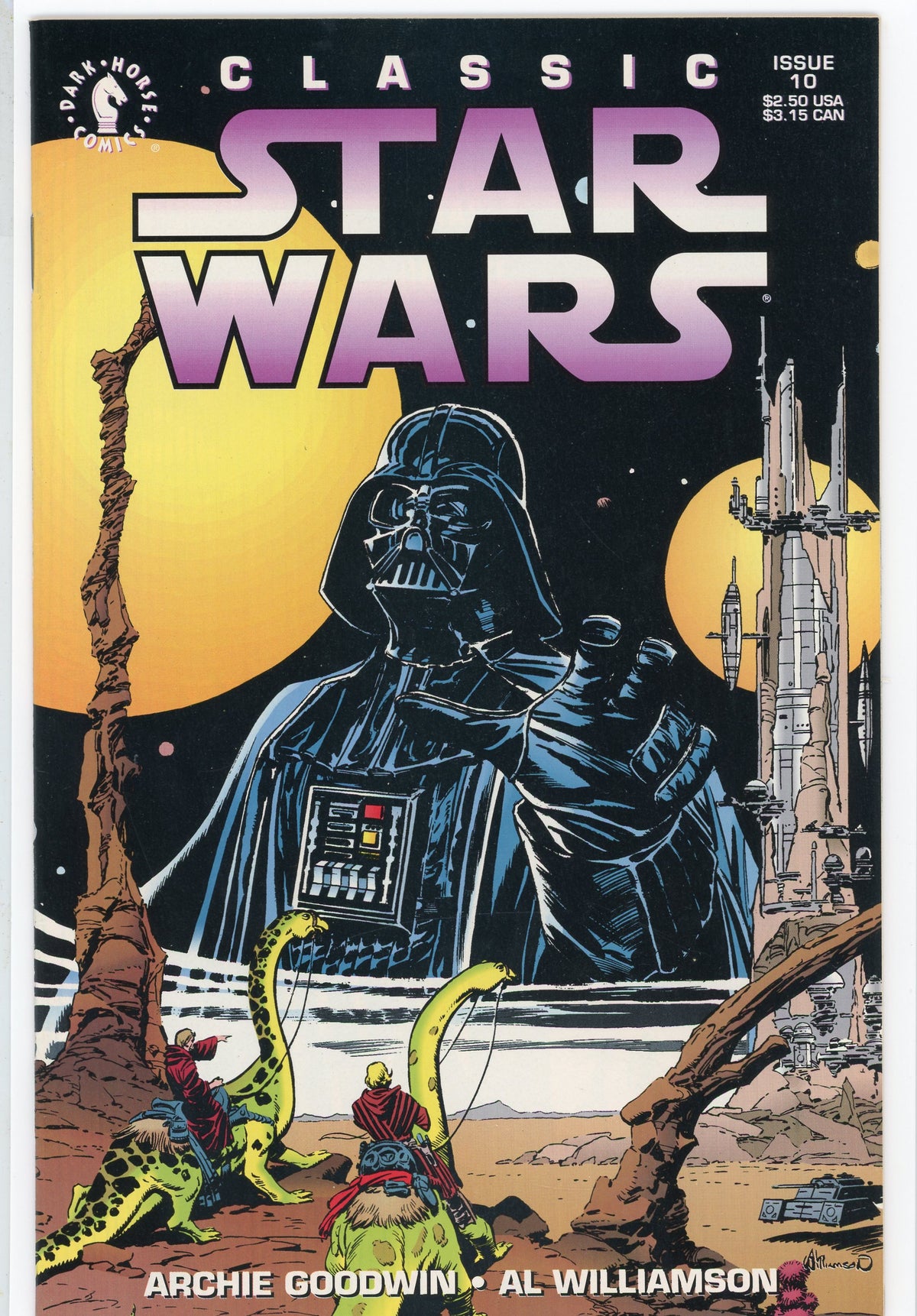 CLASSIC STAR WARS #10 NM AMAZING DARTH VADER COVER NICE SHEEN