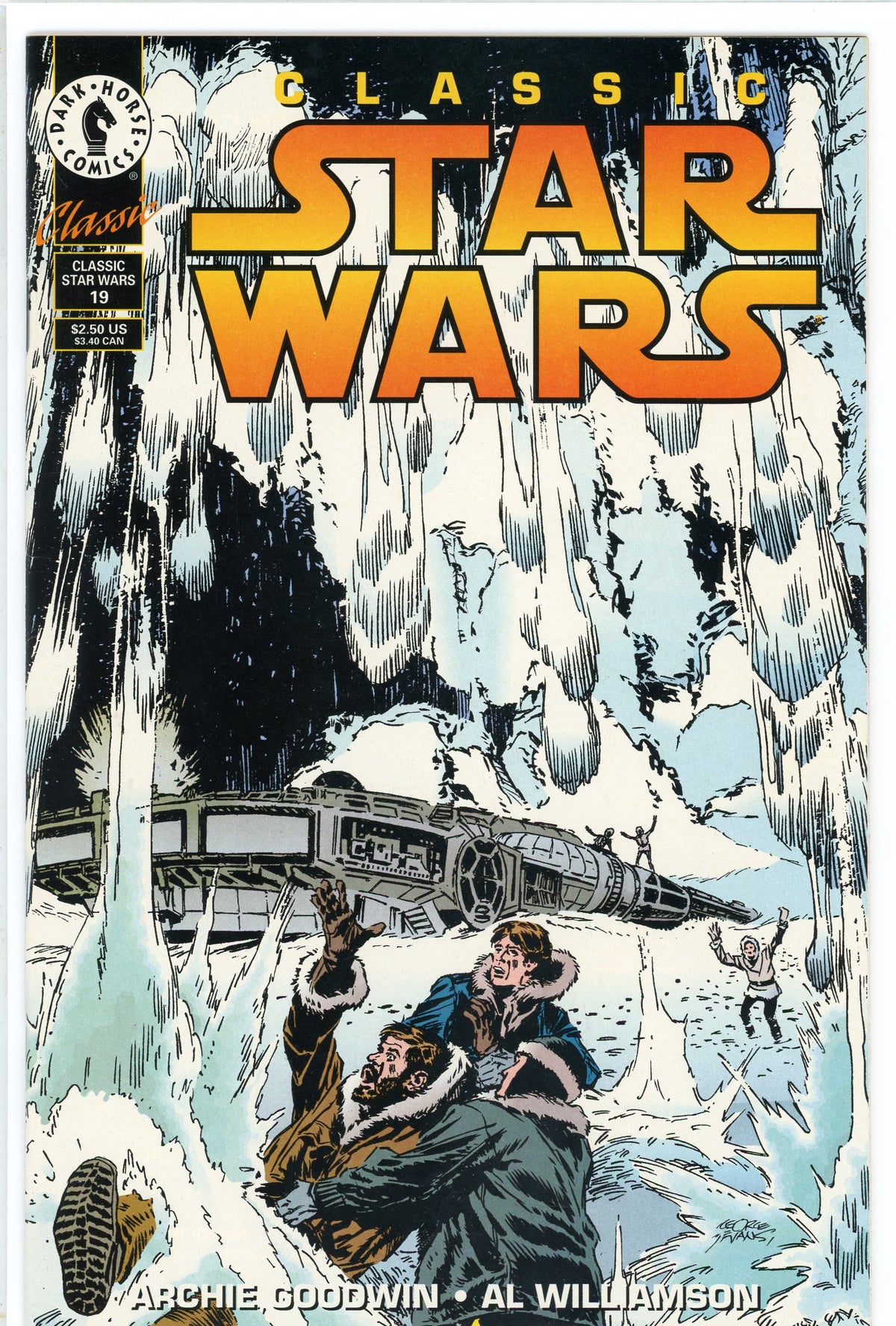 CLASSIC STAR WARS #19 NM WILLIAMSON WORK AWESOME COVER DARK HORSE COMICS