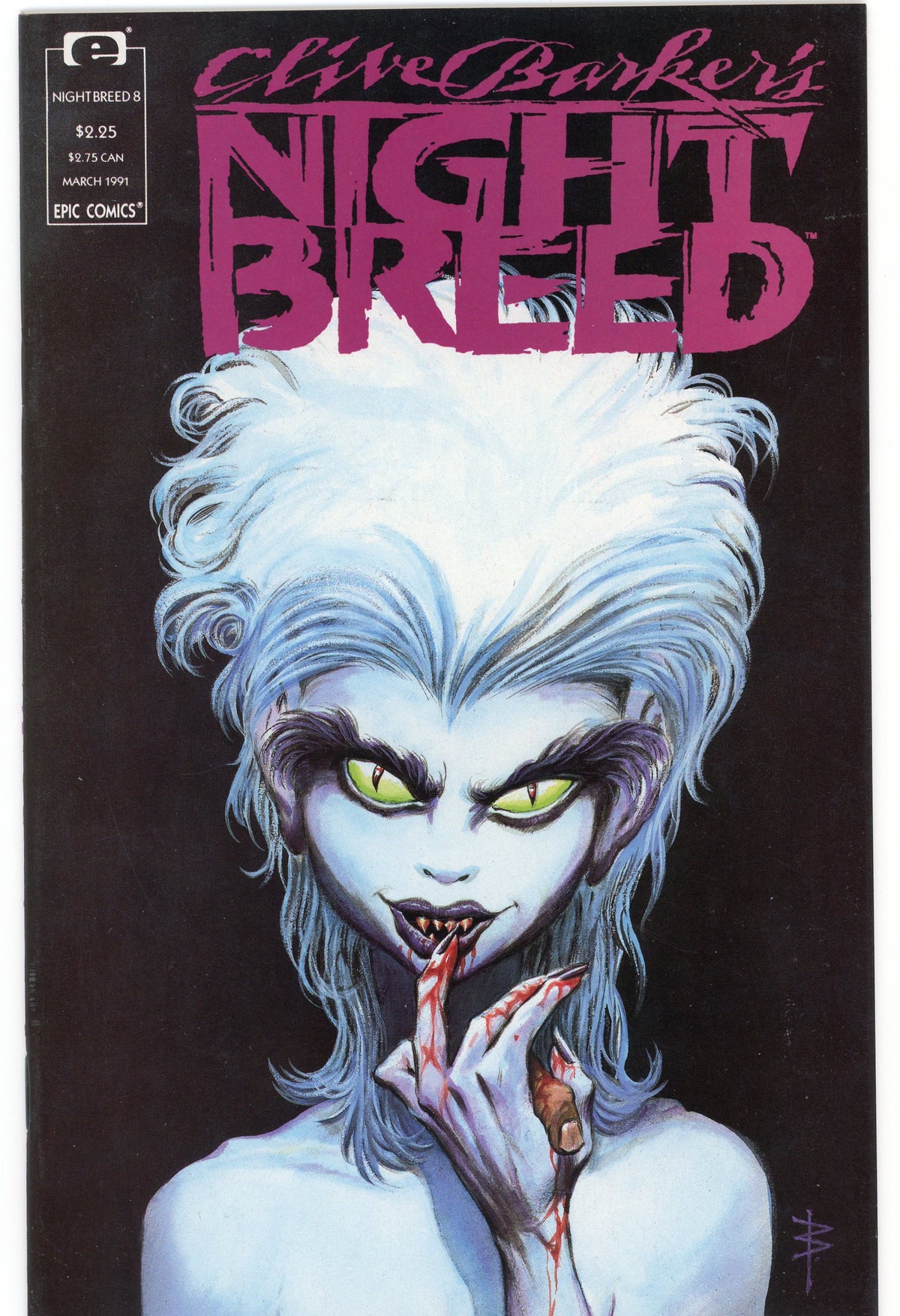 CLIVE BARKERS NIGHT BREED #8 NM TERRIFYING COVER FANTASTIC GLOSS