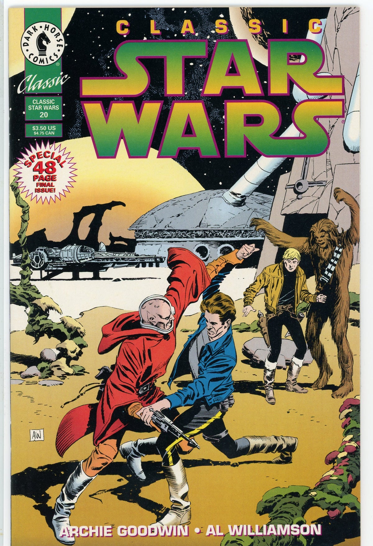 CLASSIC STAR WARS #20 NM WILLIAMSON WORK AWESOME BATTLE COVER GEM