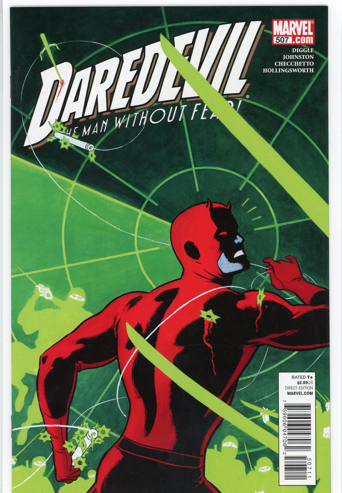 DAREDEVIL THE MAN WITHOUT FEAR #507 NM STUNNING COVER GREAT SHEEN
