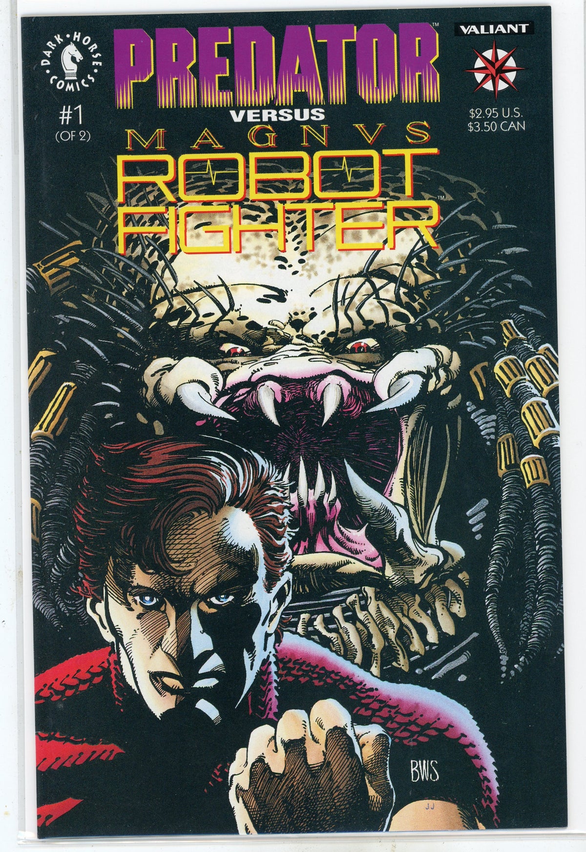 MAGNUS ROBOT FIGHTER VS. PREDATOR #1 OF 2 NM TERRIFYING COVER NICE GLOSS