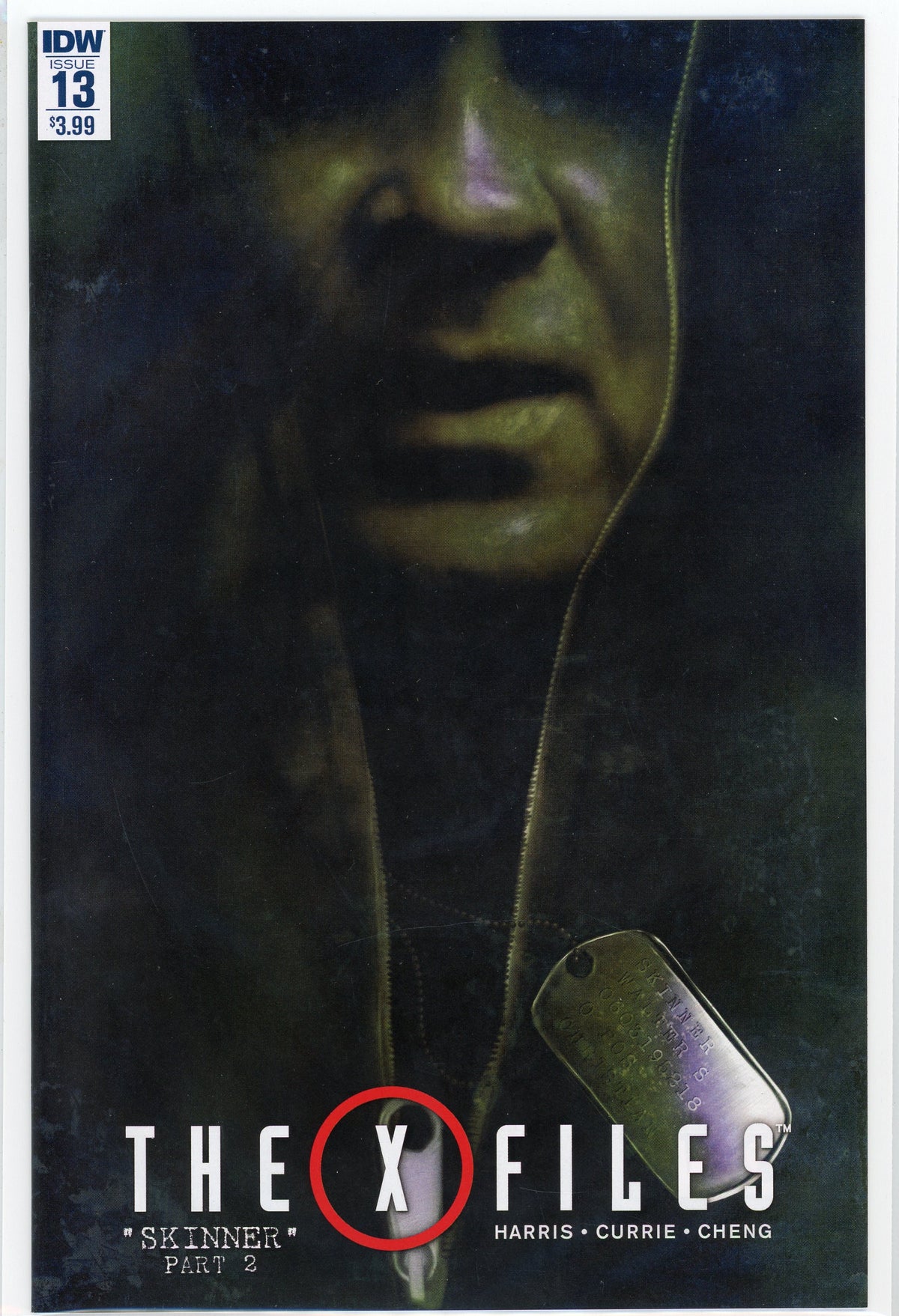 THE X-FILES #13 NM INCREDIBLE COVER MIND NUMBING GLOSS AND SHEEN