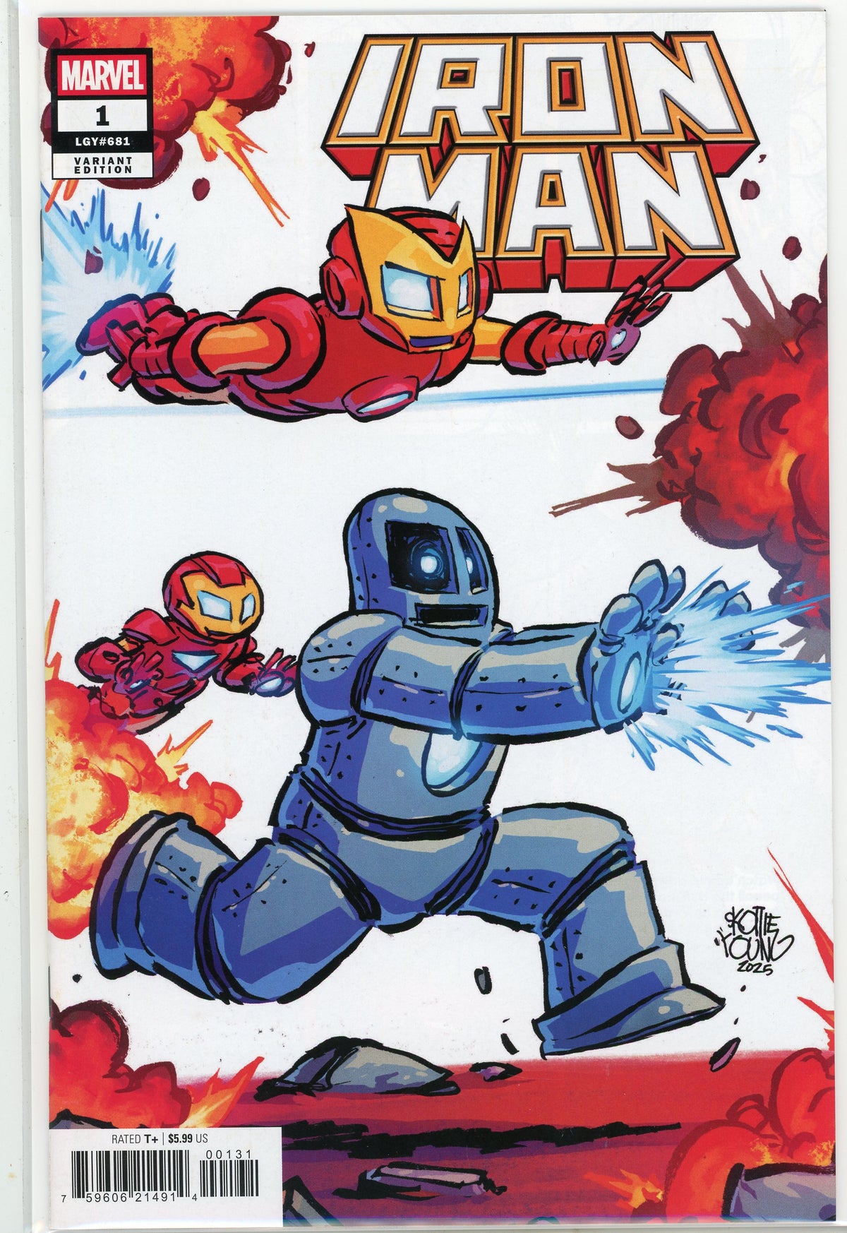 IRON MAN #1 NM SKOTTIE YOUNG VARIANT EDITION NICE GLOSS