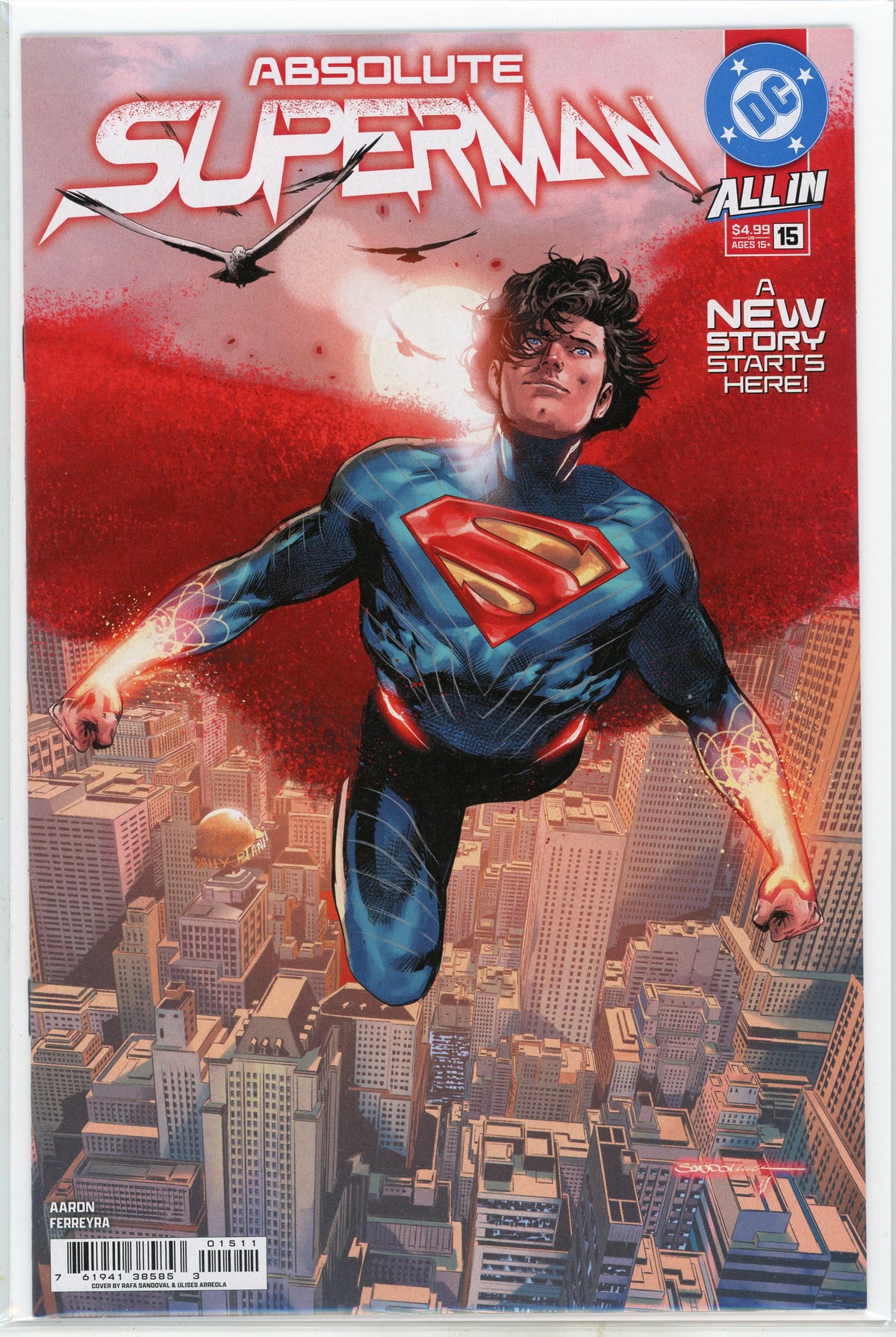 ABSOLUTE SUPERMAN #15 ALL IN NM MAJESTIC COVER VIVID COLORS
