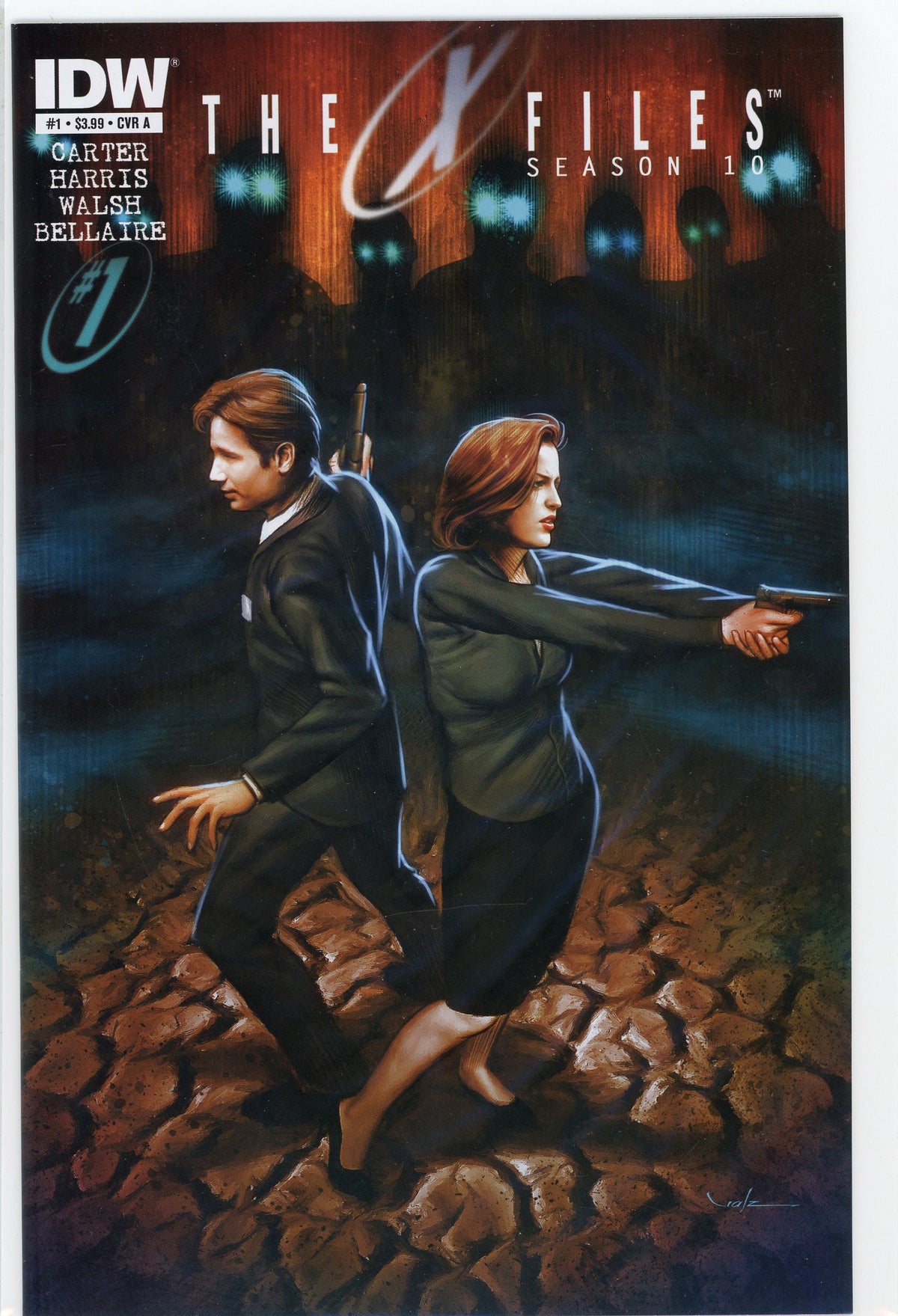 THE XFILES SEASON 10 COVER A #1 NM ACTION PACKED COVER AMAZING SHEEN