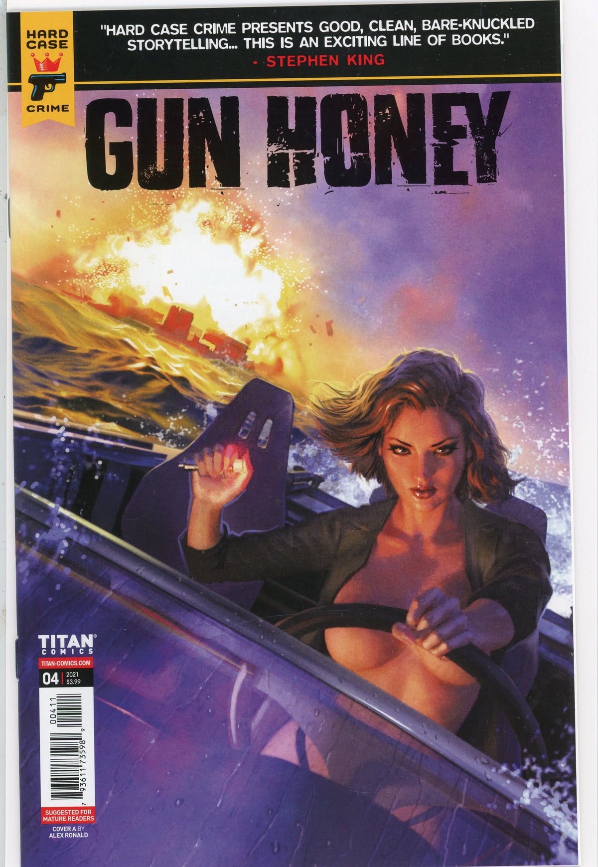 GUN HONEY #4 COVER A NM SEXY COVER AMAZING GLOSSY SHEEN