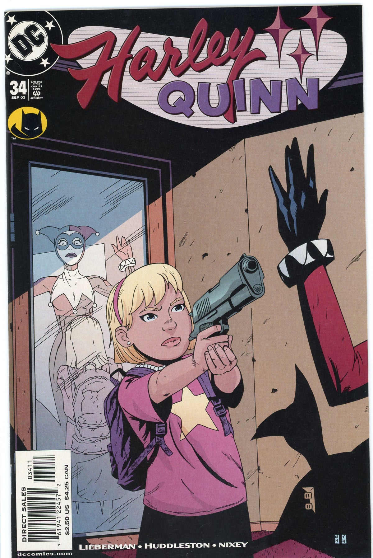 HARLEY QUINN #34 NM DRAMA DRENCHED COVER KILLER GLOSSY SHEEN