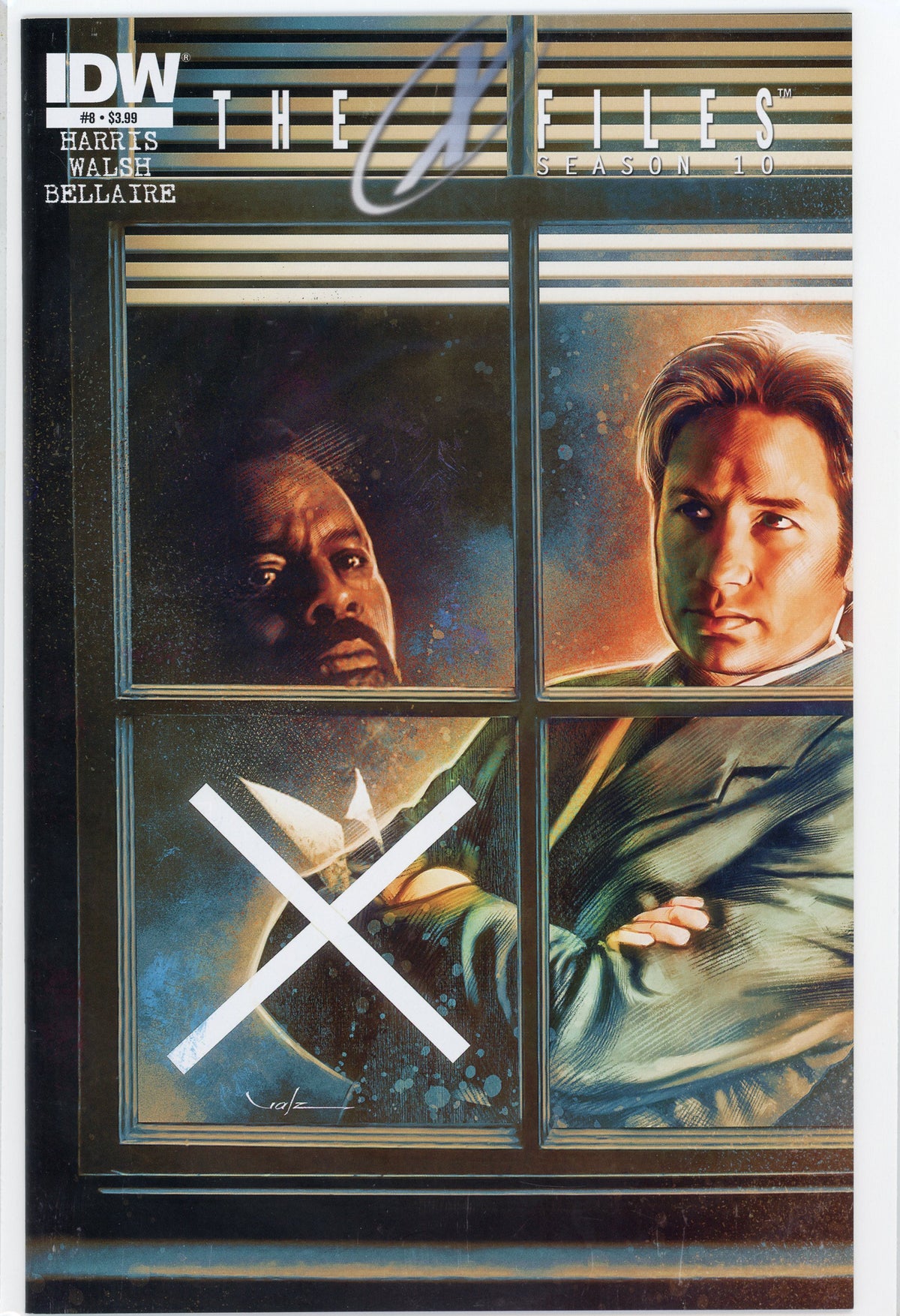 THE X-FILES #8 SEASON 10 NM TENSION FILLED COVER INCREDIBLE FINISH