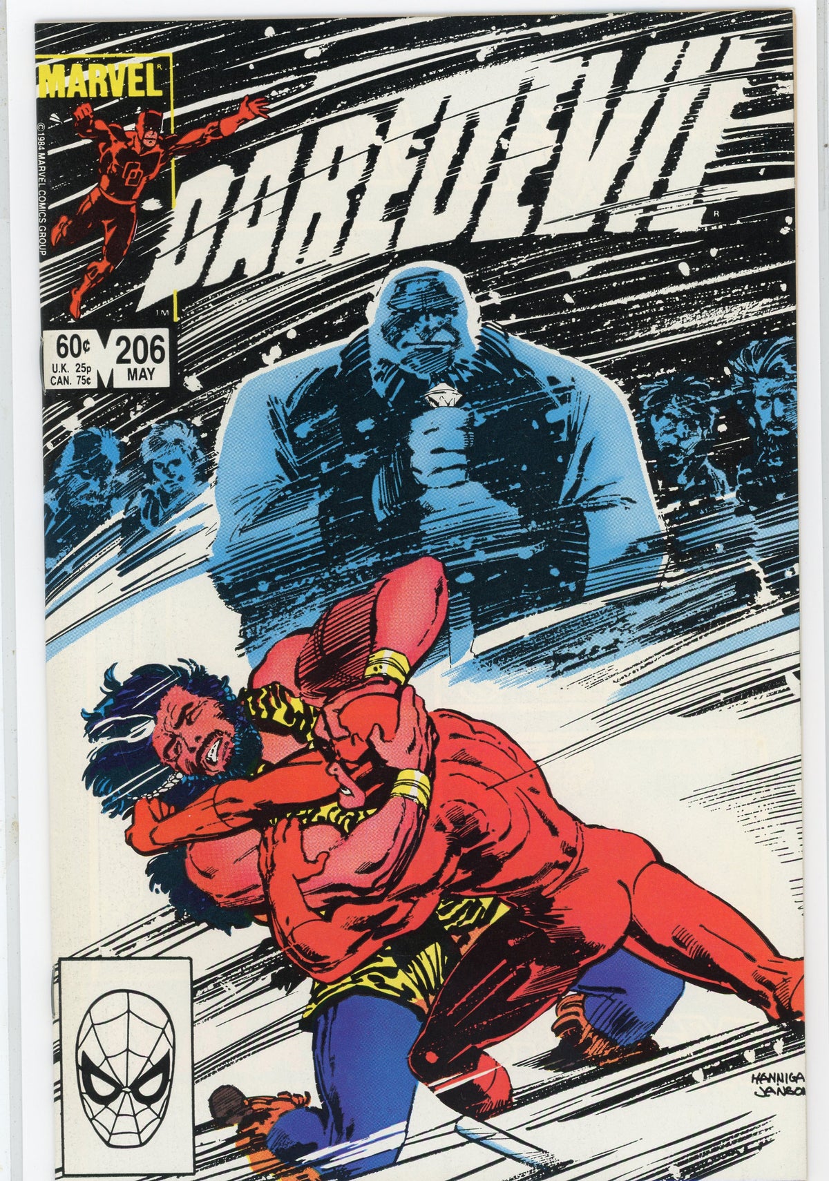 DAREDEVIL #206 NM GREAT KINGPIN COVER EXCEPTIONAL SHEEN