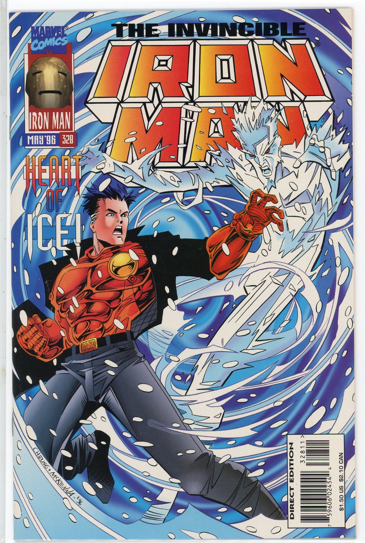 INVINCIBLE IRON MAN #328 NM AMAZING GLOSSY SHEEN STUNNING COVER