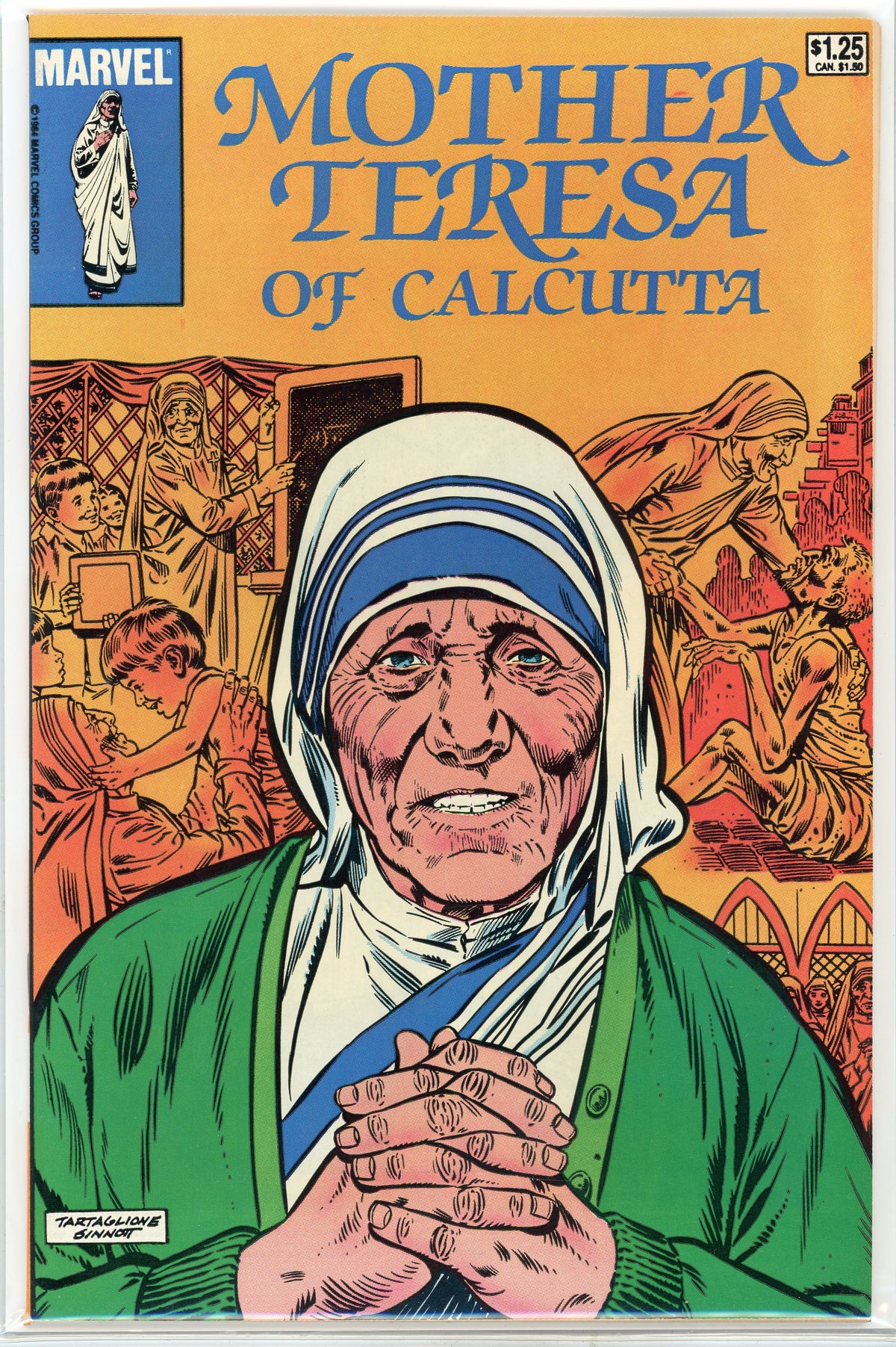 MOTHER THERESA OF CALCUTTA NM 1984 INCREDIBLE COVER GREAT SHEEN