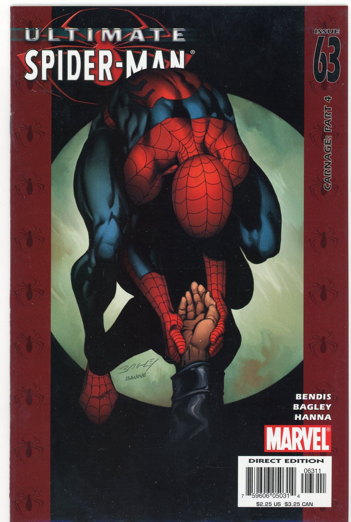 ULTIMATE SPIDERMAN #63 NM BAGLEY BENDIS WORK IMMACULATE SHEEN