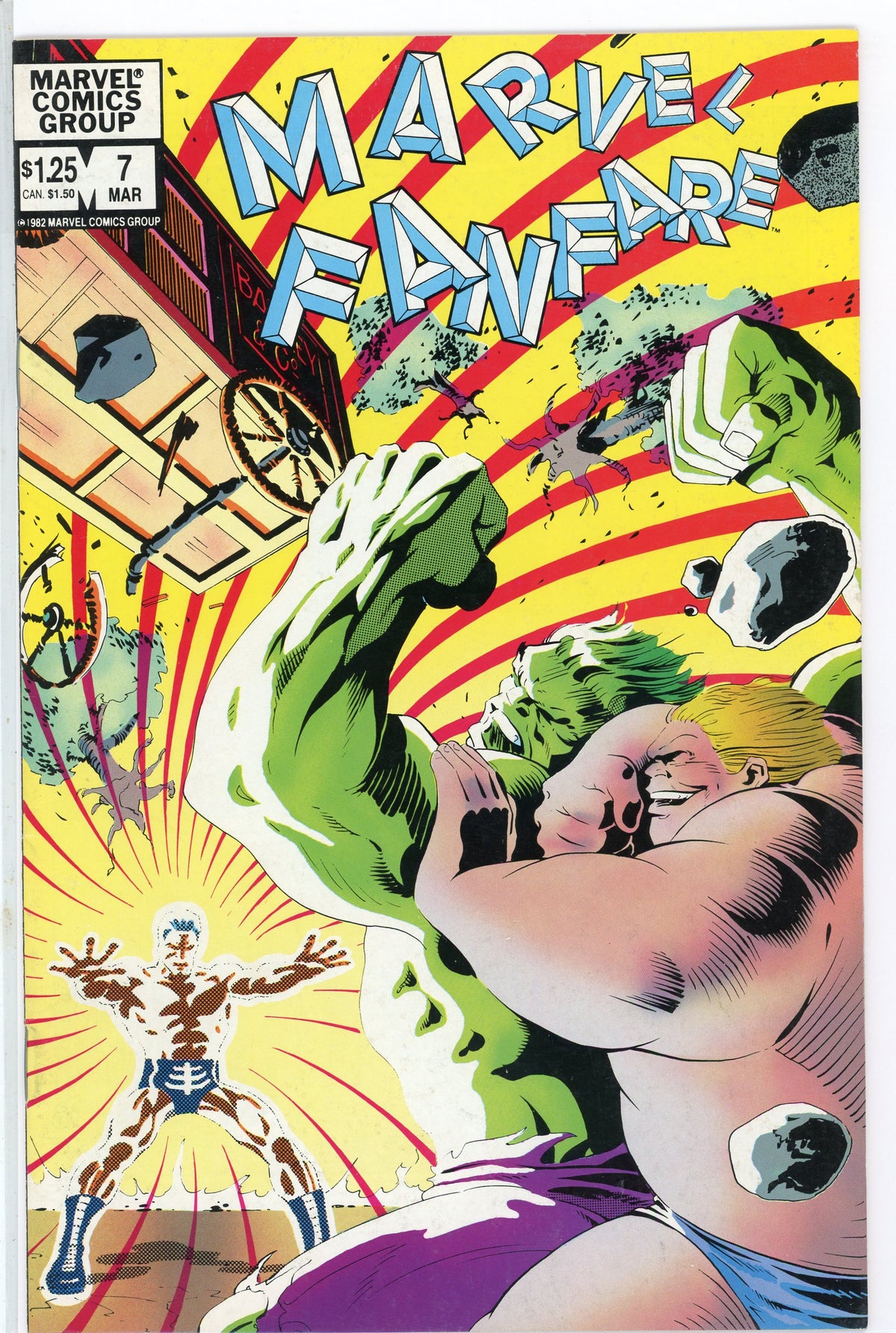 MARVEL FANFARE #7 NM EPIC UNUS BLOB HULK BATTLE COVER STUNNING GLOSS