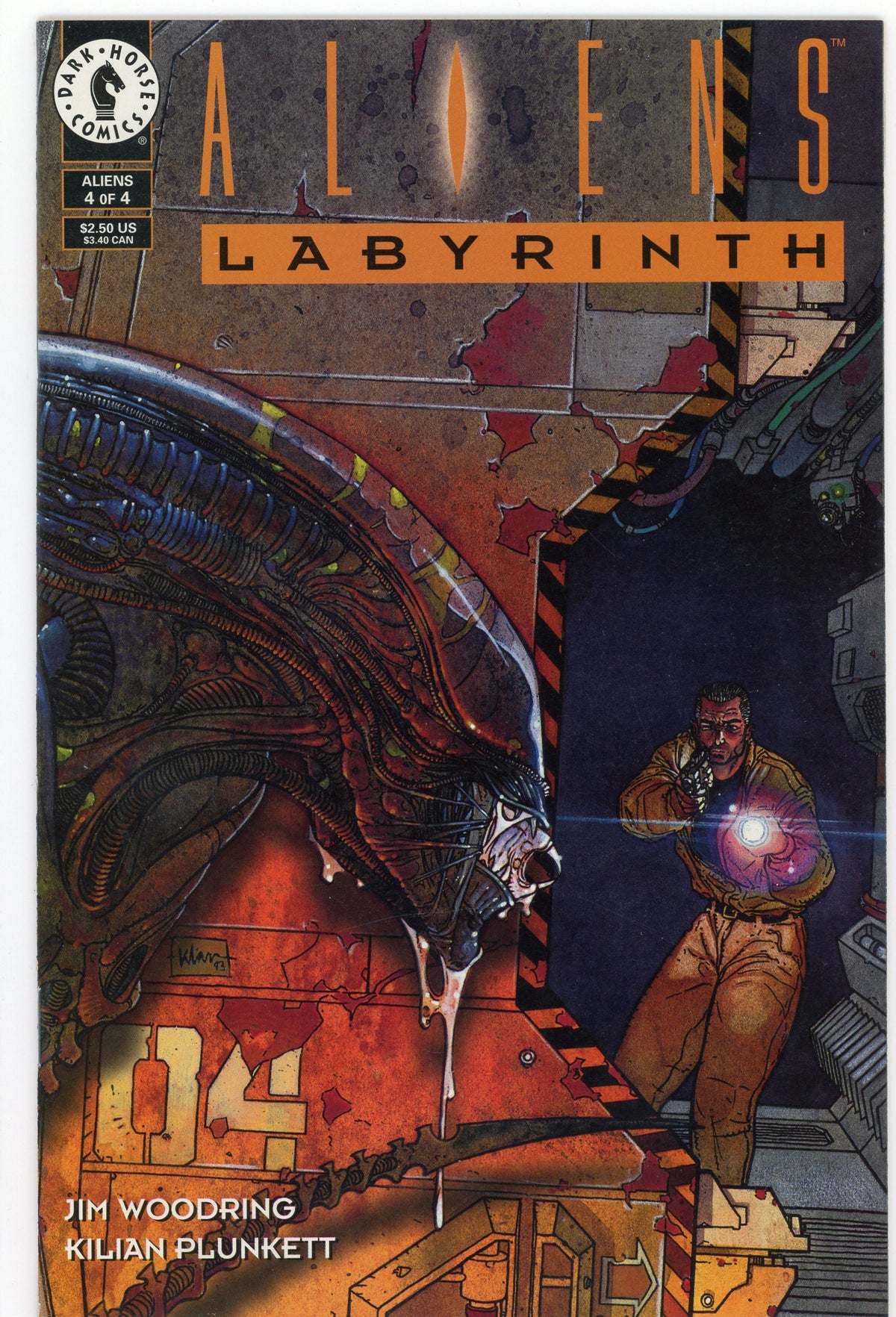 ALIENS LABYRINTH #4 OF 4 NM MENACING COVER TERRIFIC GLOSS