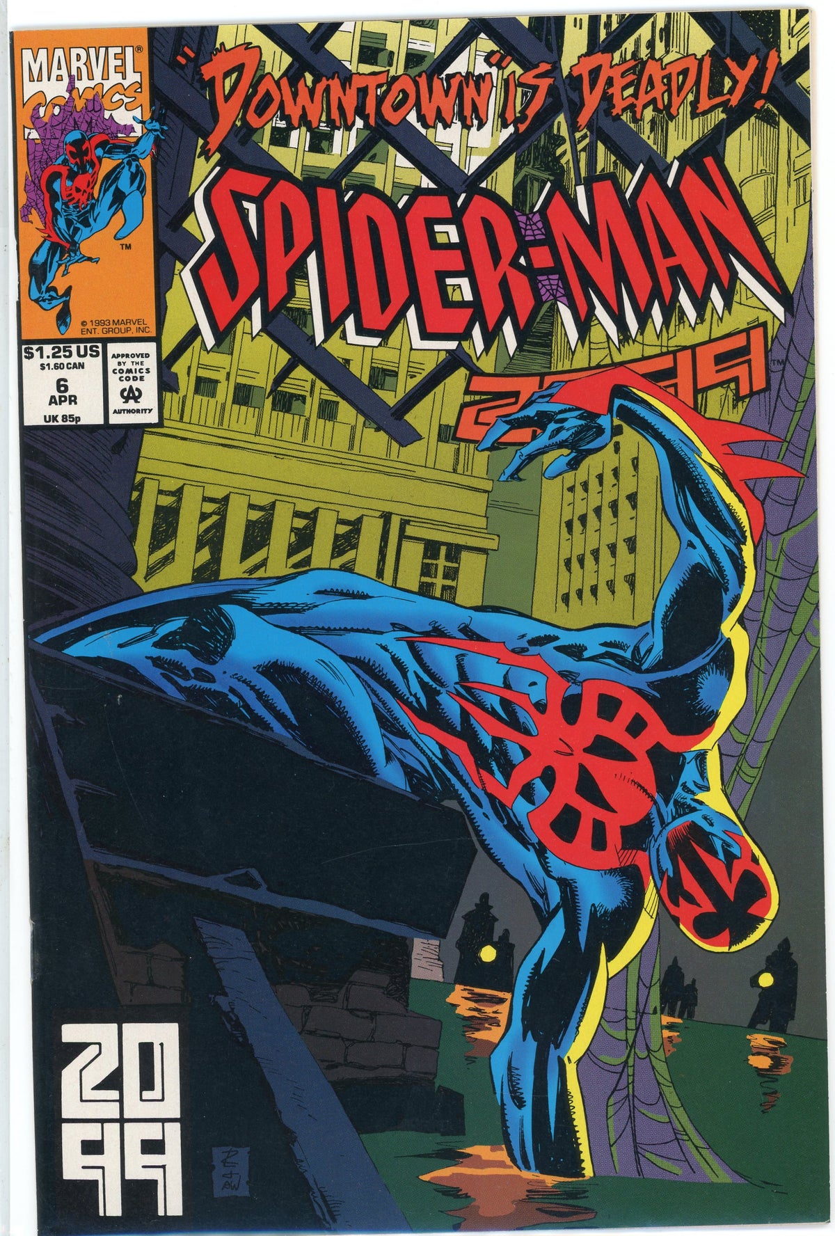 SPIDERMAN 2099 #6 NM FANTASTIC COVER FABULOUS FINISH