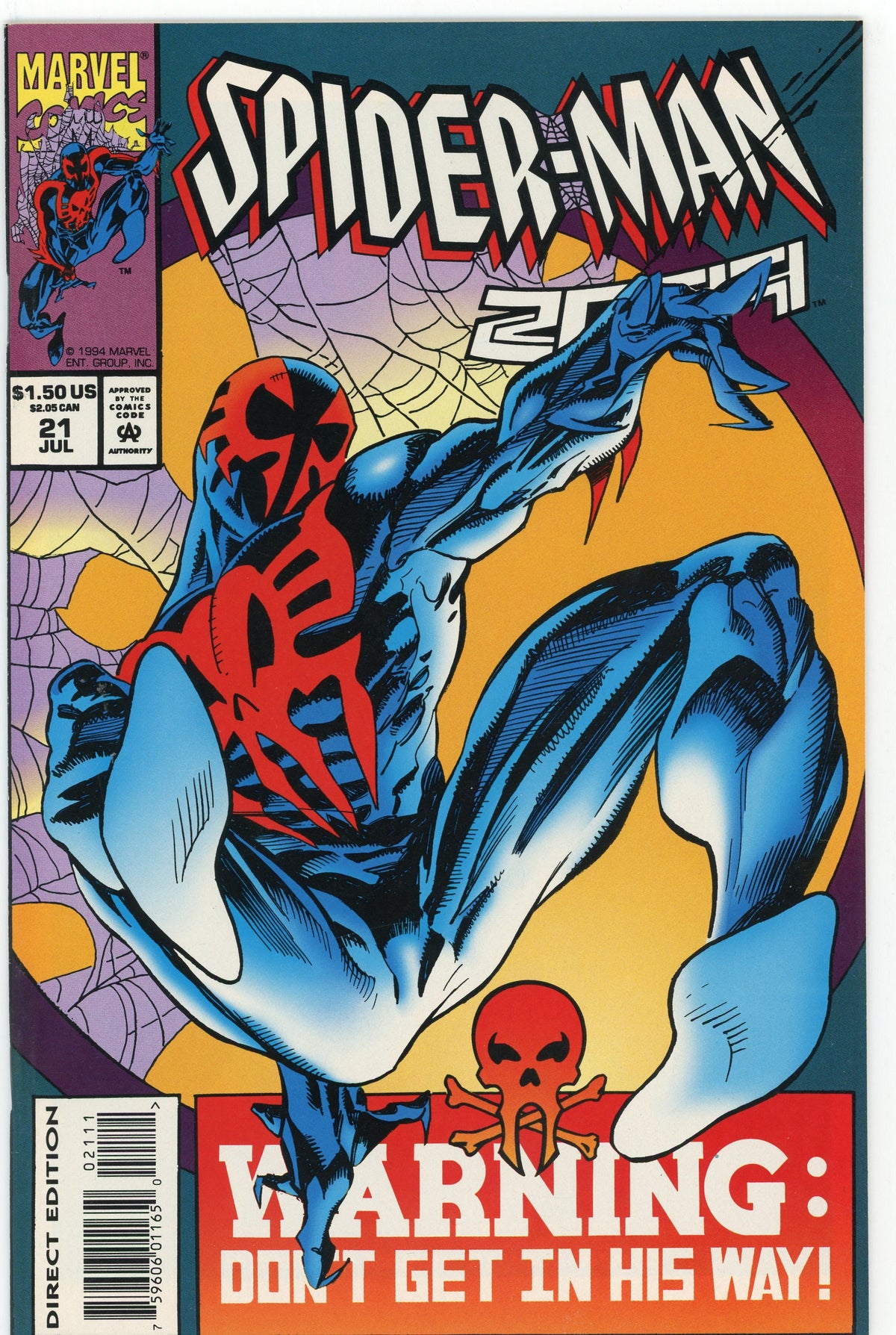 SPIDERMAN 2099 #21 NM FANTASTIC GLOSS ACTION PACKED COVER