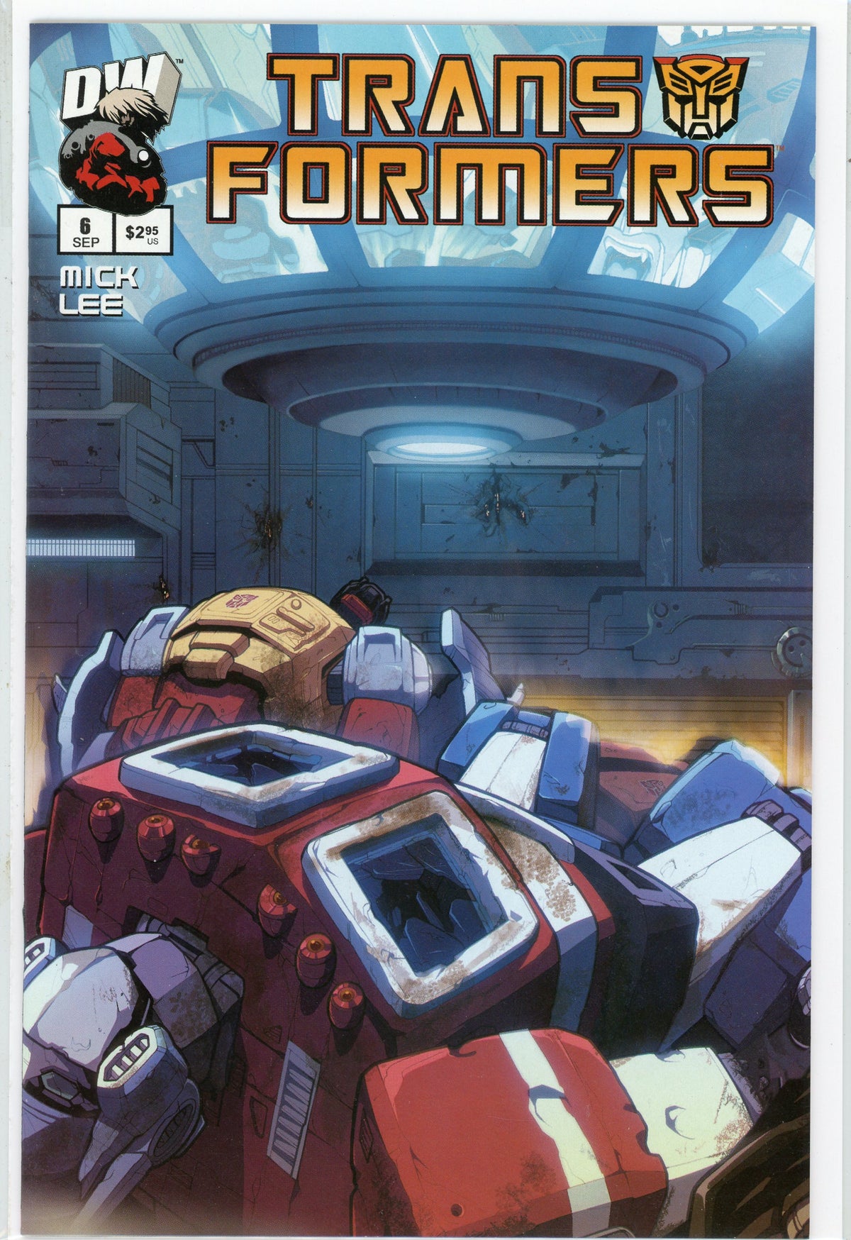 TRANSFORMERS #6 NM GLOSSY SHEEN MAGNIFICENT COVER