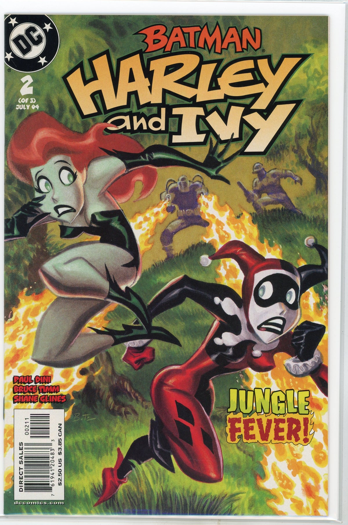 BATMAN HARLEY AND IVY #2 OF 3 NM INCREDIBLE SHEEN ACTION PACKED COVER