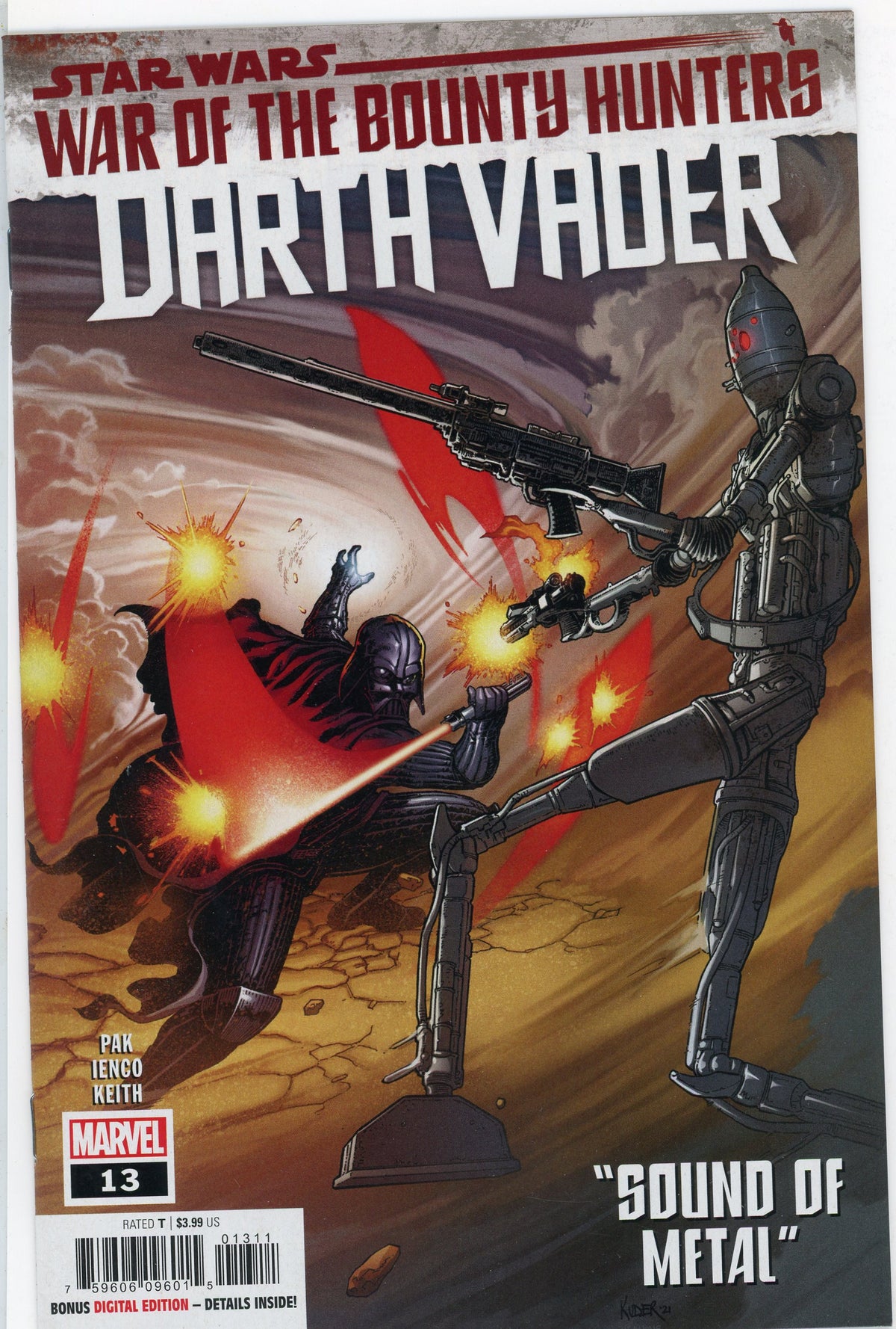 STAR WARS DARTH VADER #13 NM GREAT BATTLE COVER TERRIFIC GLOSS