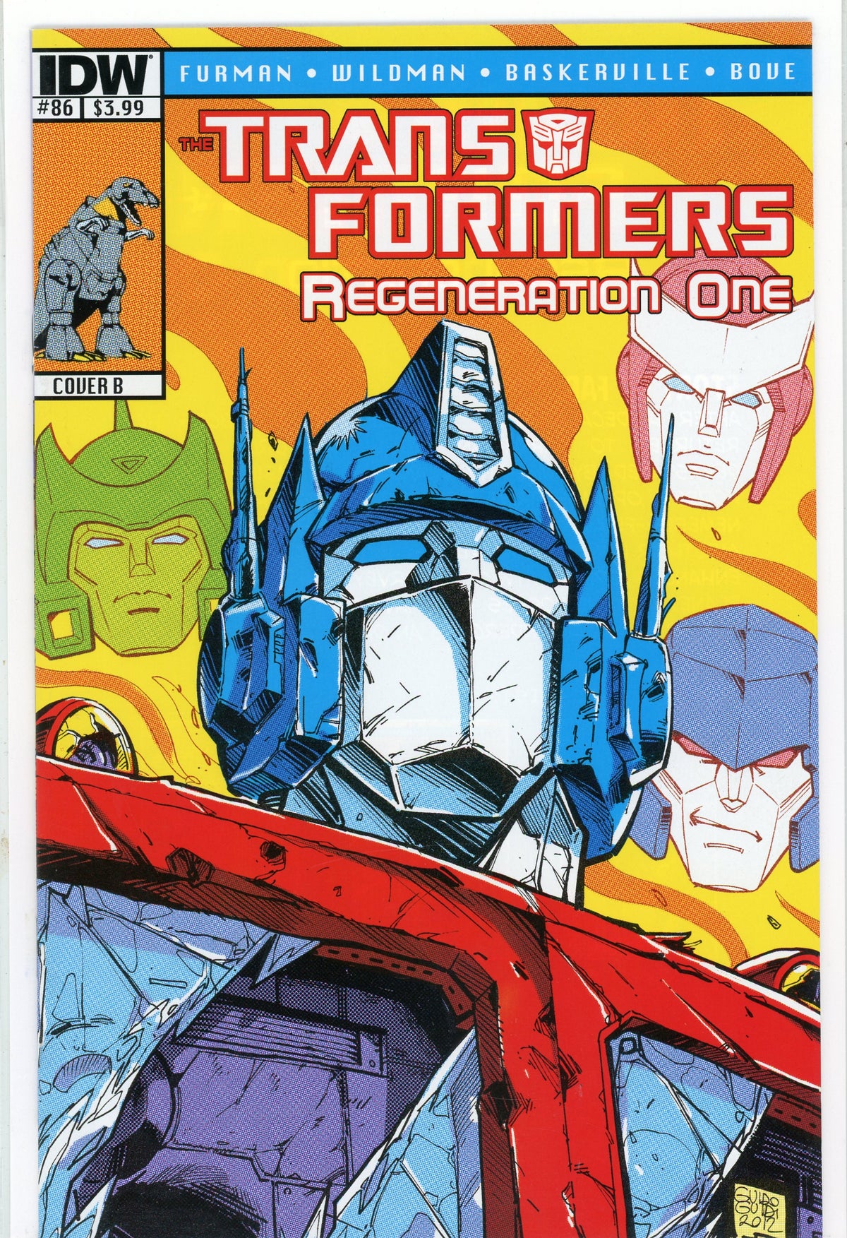 TRANSFORMERS REGENERATION ONE #86 COVER B NM LUSTROUS SHEEN