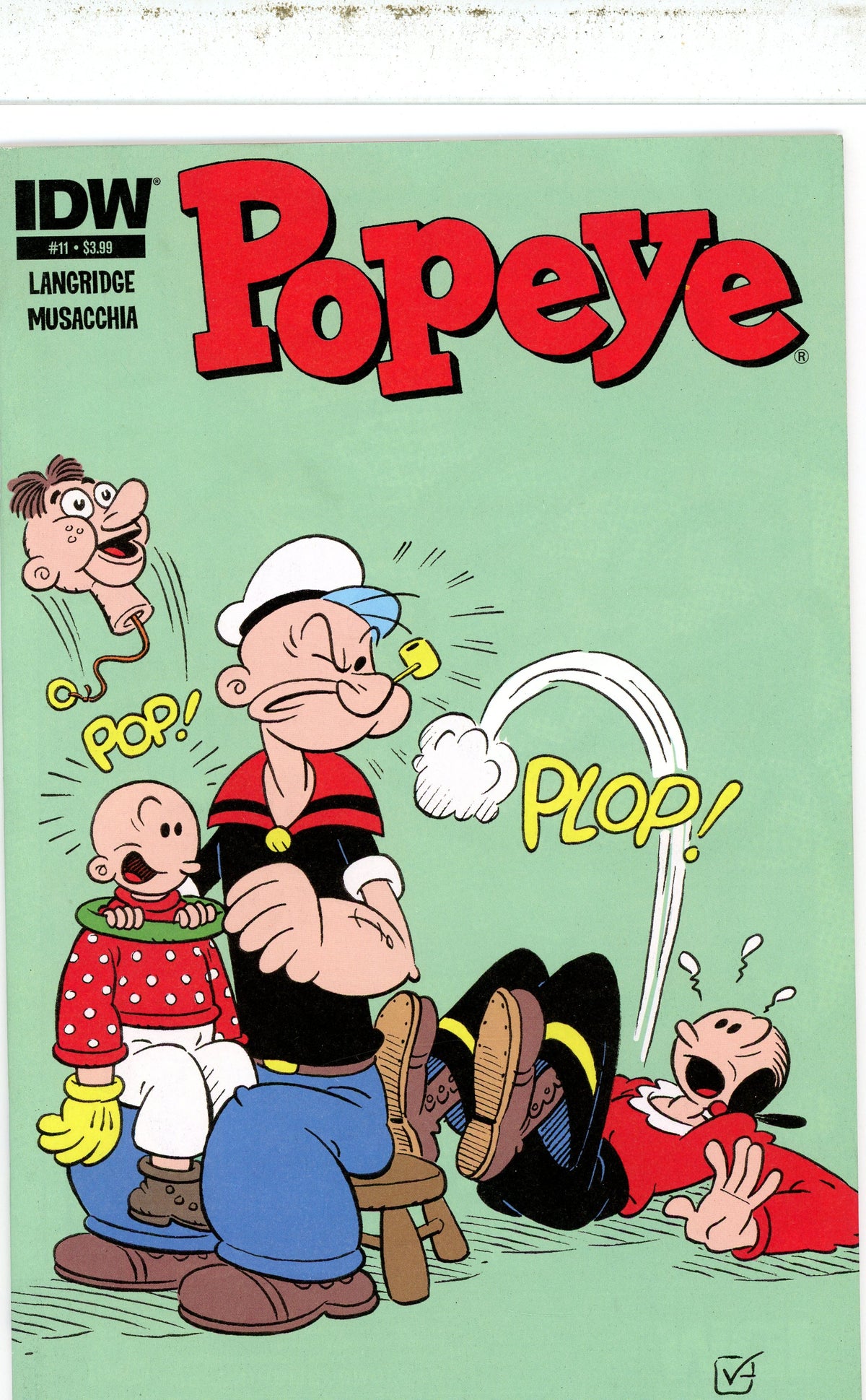 POPEYE #11 NM HILARIOUS COVER IDW COMICS GLOSSY SHEEN