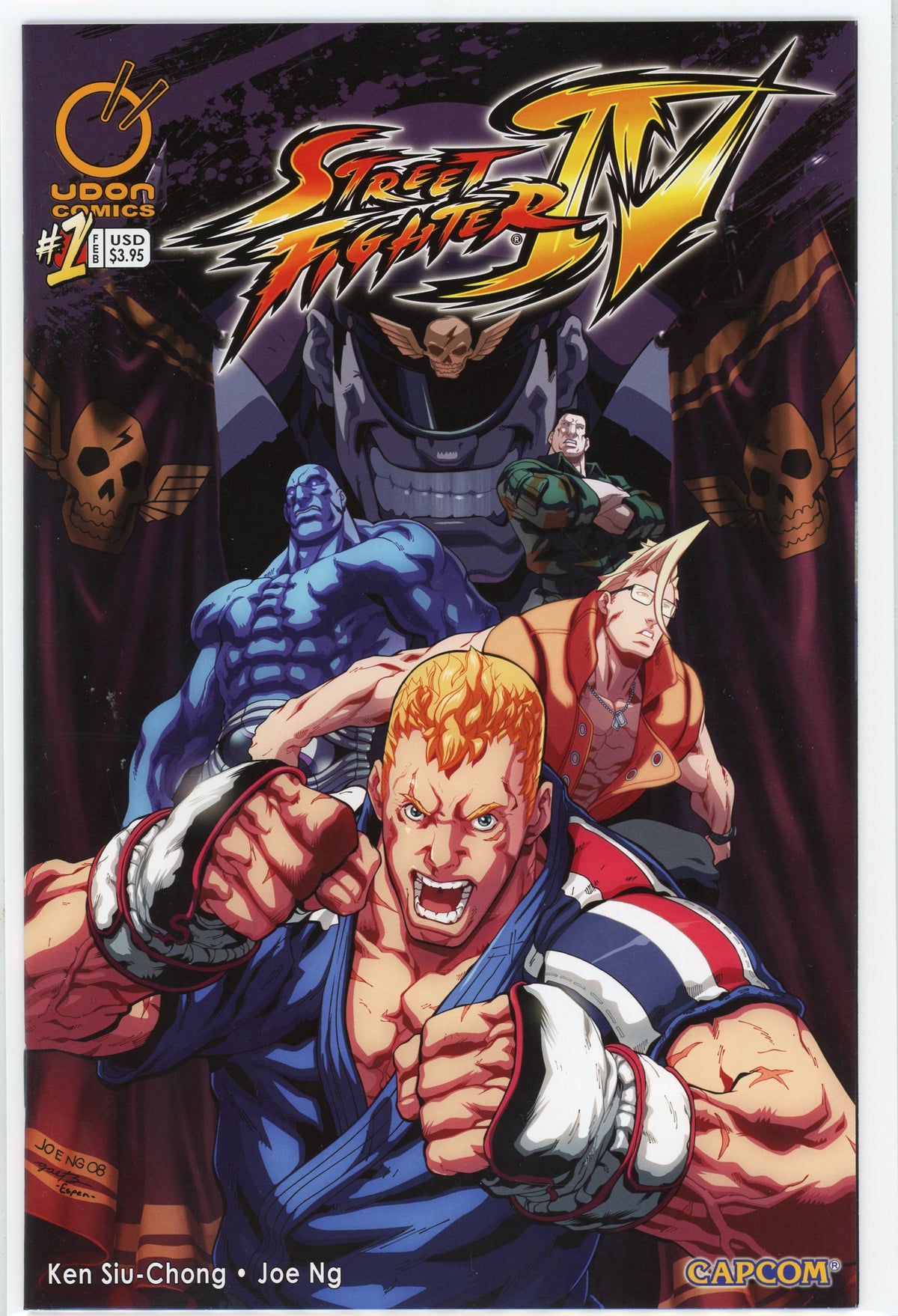 STREET FIGHTER 4 #1 NM INTENSE COVER BRILLIANT SHEEN