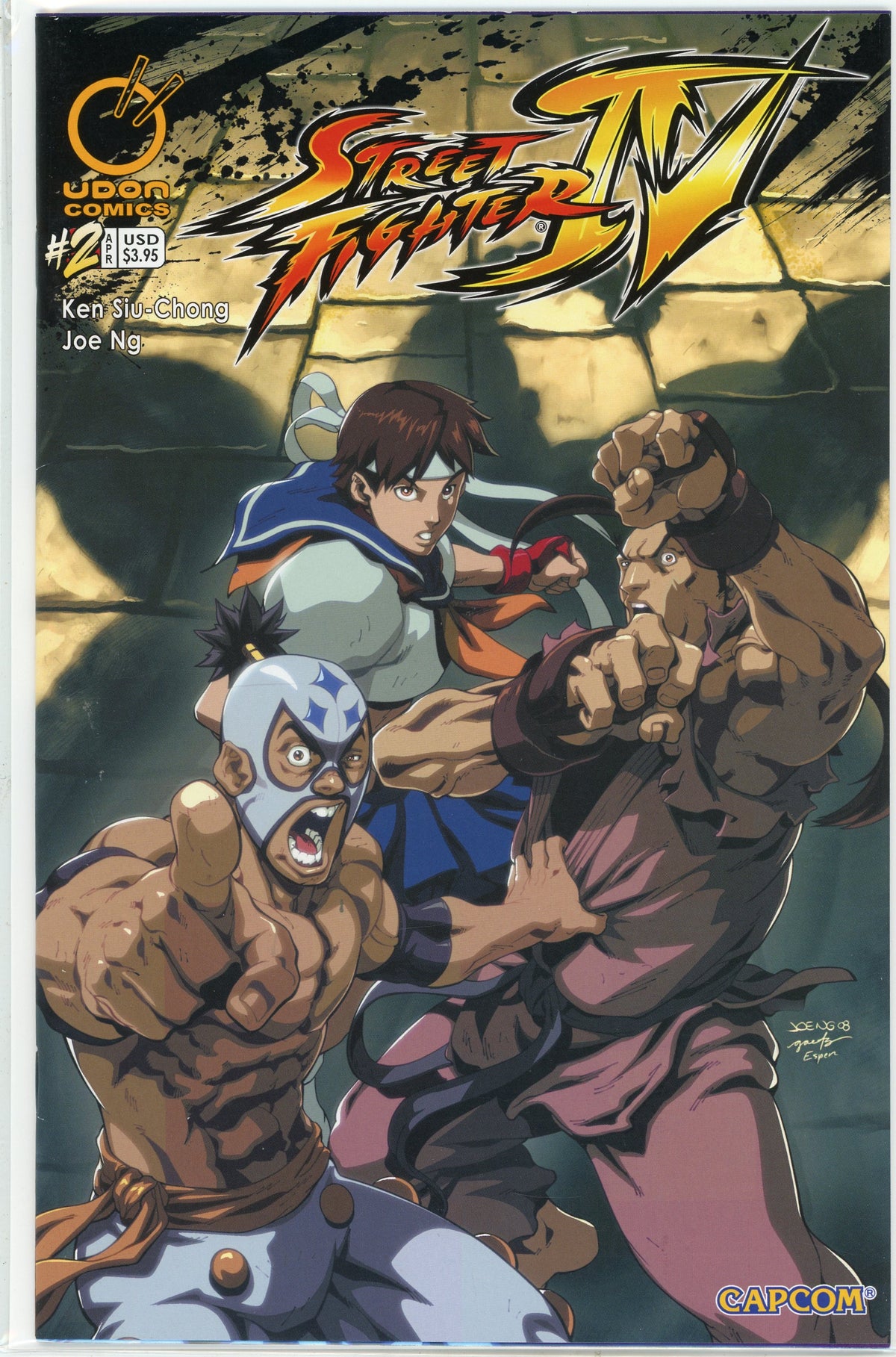 STREET FIGHTER 4 #2 NM STUNNING BATTLE COVER AMAZING GLOSS