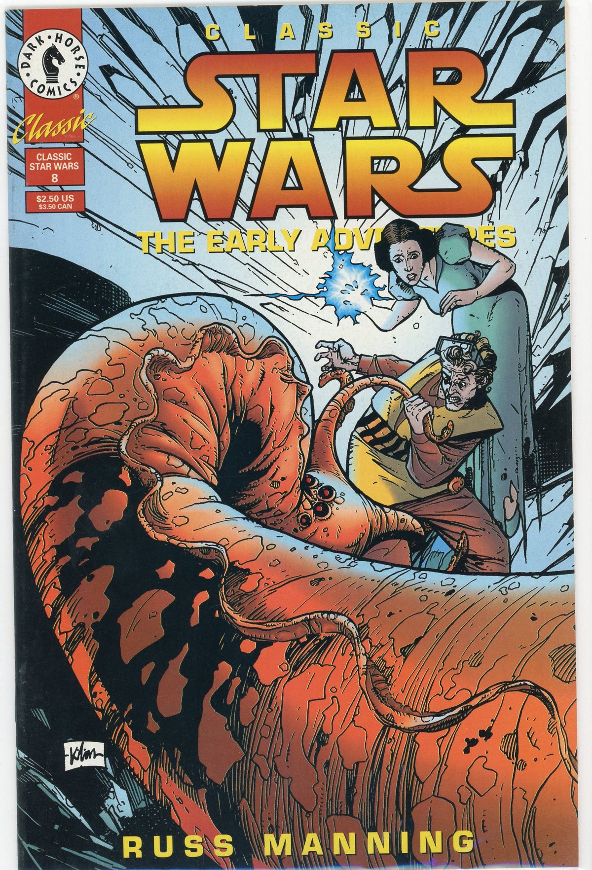 CLASSIC STAR WARS THE EARLY ADVENTURES #8 NM RUSS MANNING WORK GREAT GLOS