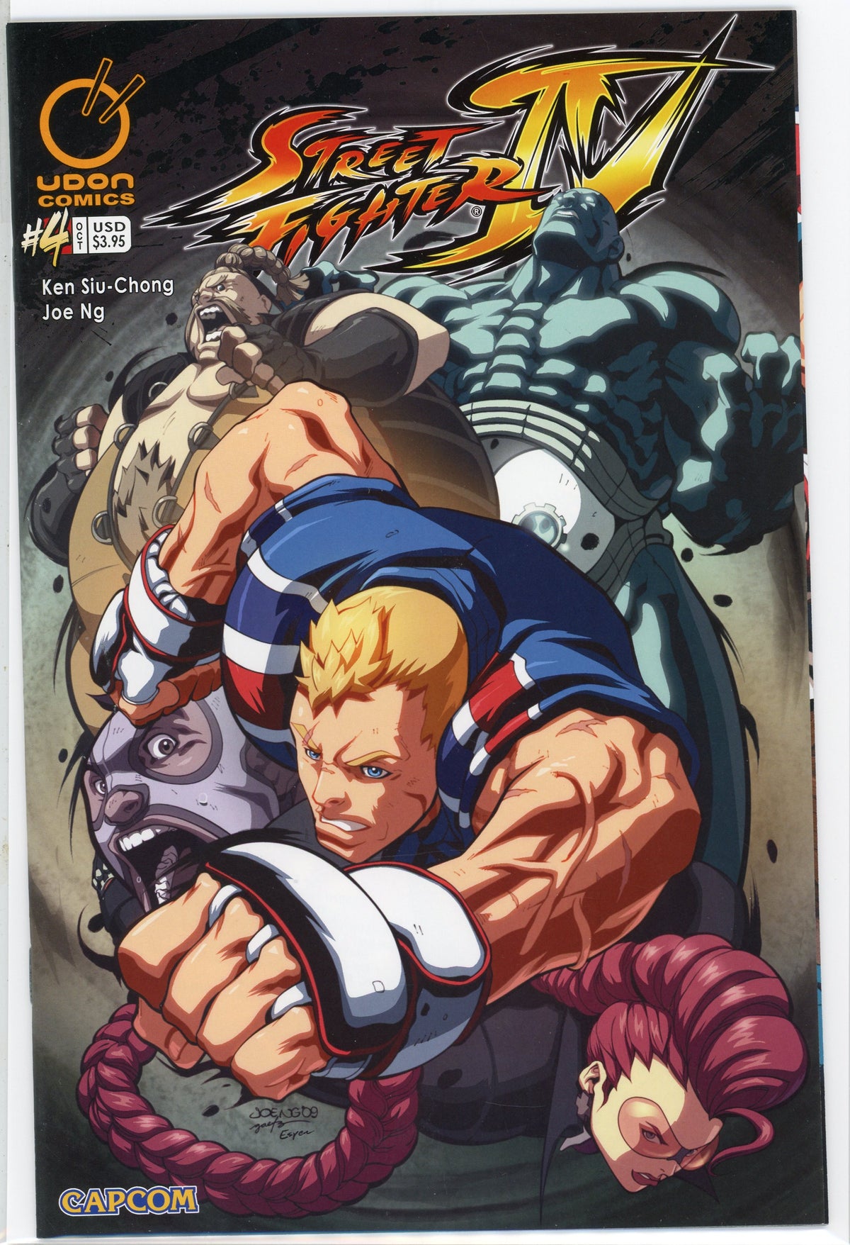 STREET FIGHTER 4 #4 NM AWE INSPIRING COVER WONDROUS SHEEN