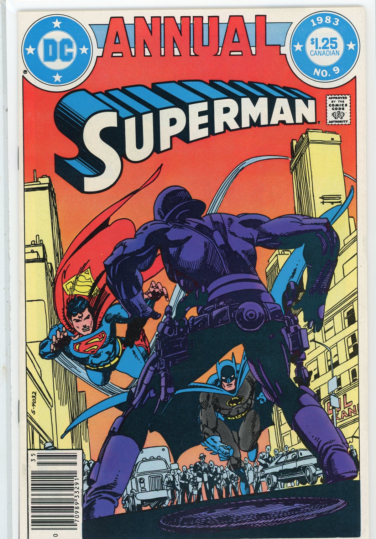 SUPERMAN ANNUAL #9 NM 1983 STUNNING KANE COVER IMPRESSIVE GLOSSY SHEEN